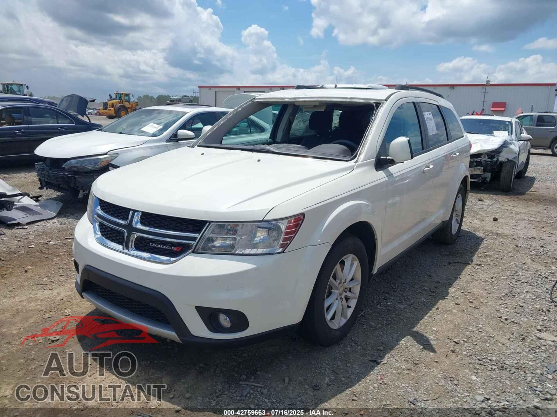 DODGE JOURNEY 2013 - 3C4PDCBB7DT728765