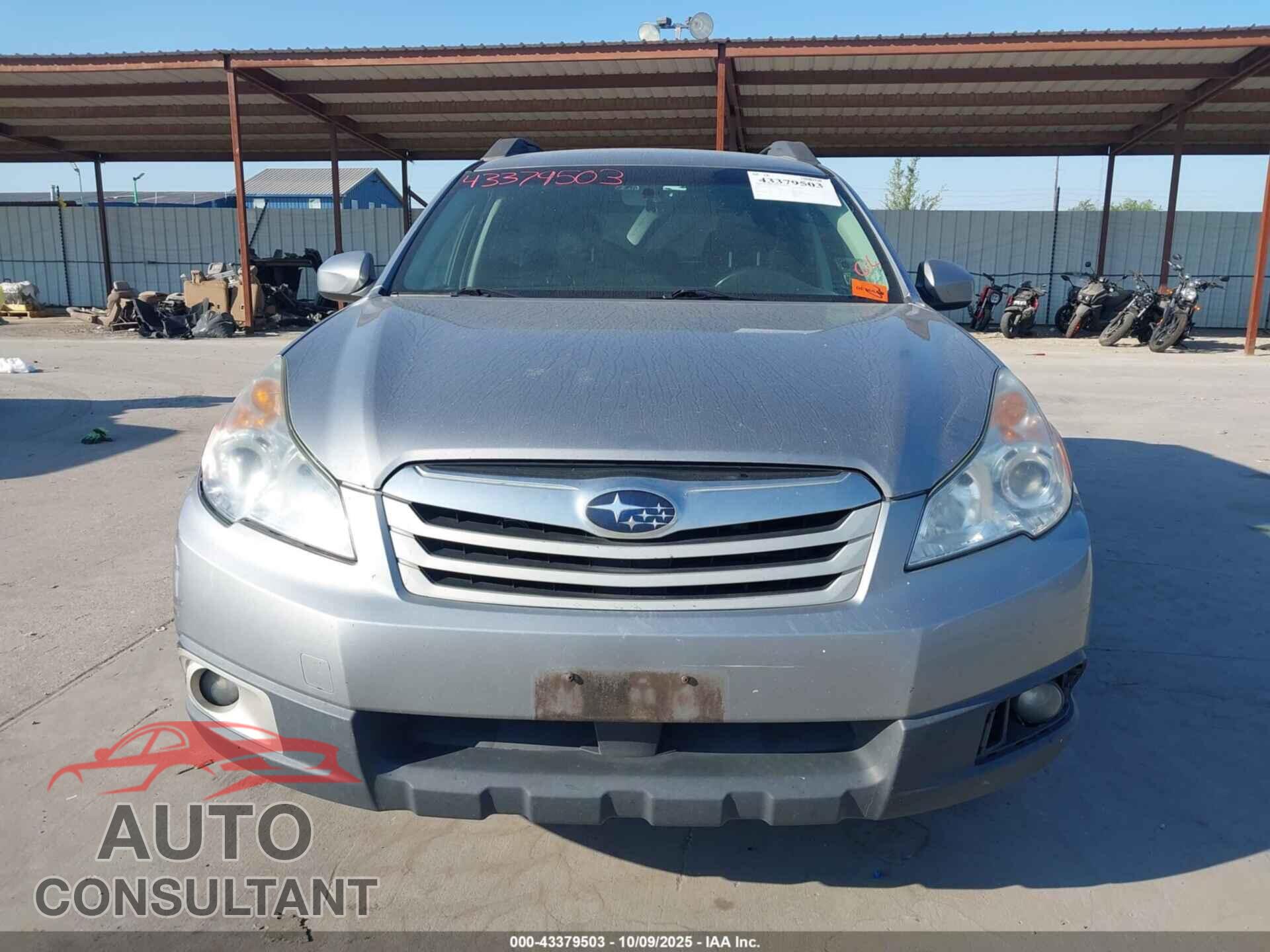 SUBARU OUTBACK 2010 - 4S4BRCCC8A3341518