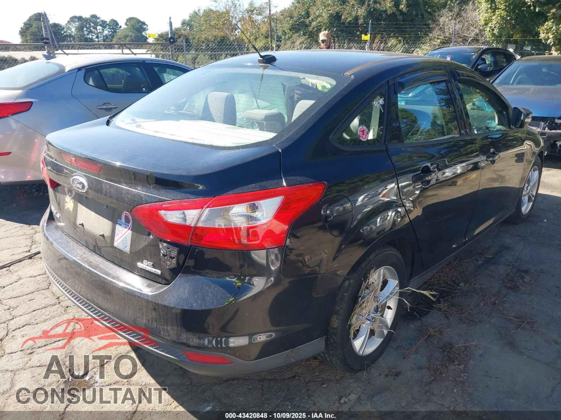 FORD FOCUS 2013 - 1FADP3F2XDL378764