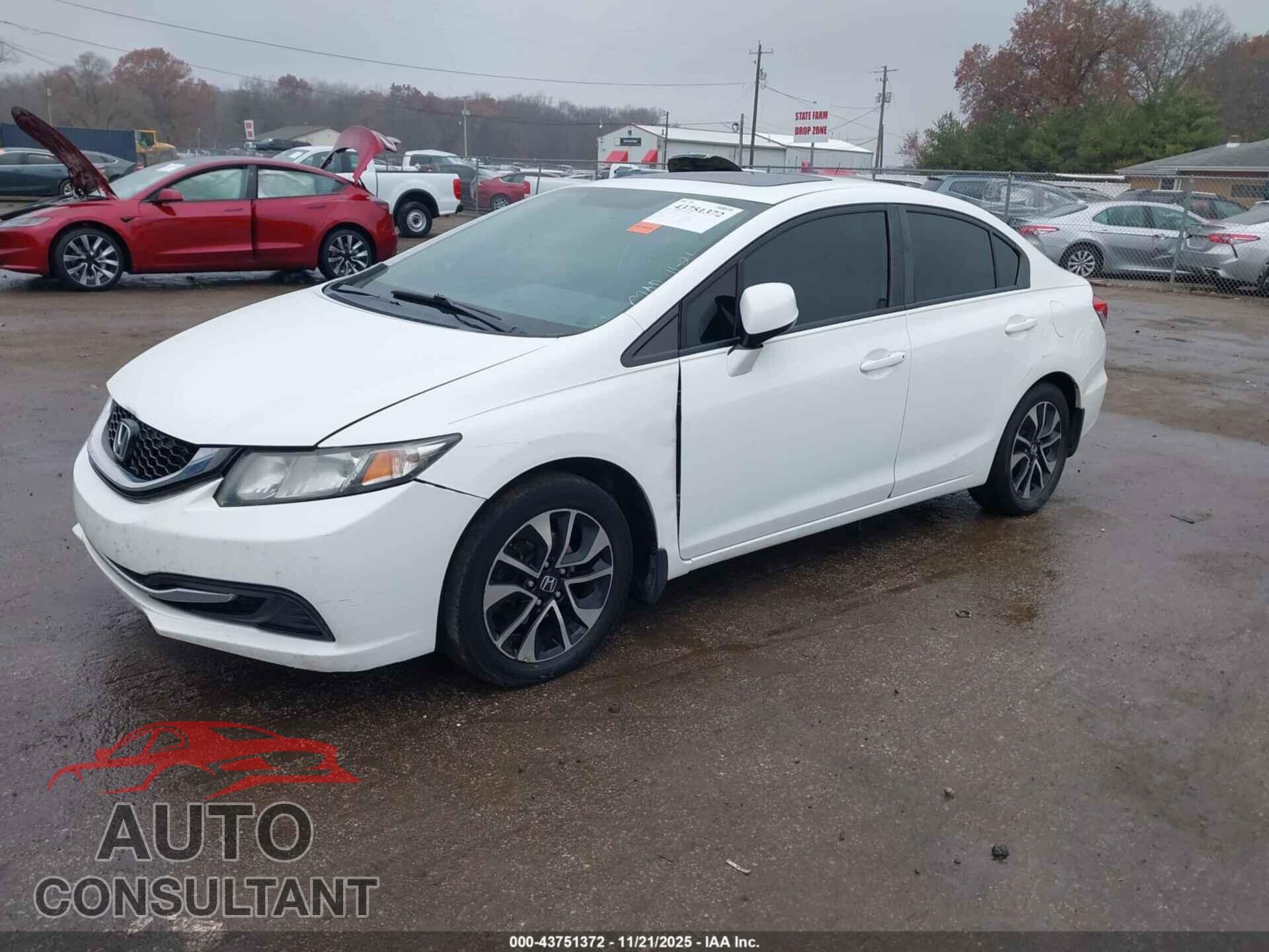 HONDA CIVIC 2013 - 19XFB2F84DE085337