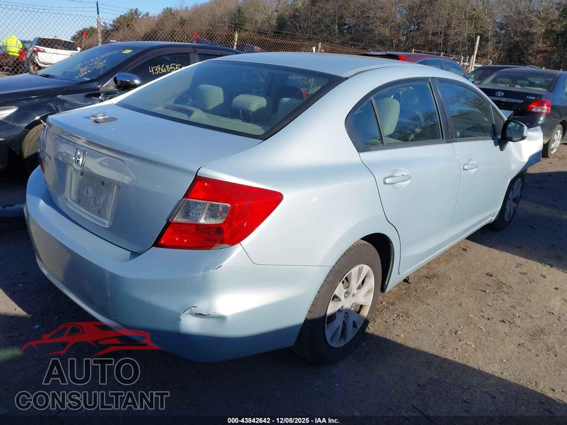 HONDA CIVIC 2012 - JHMFB2F57CS002550