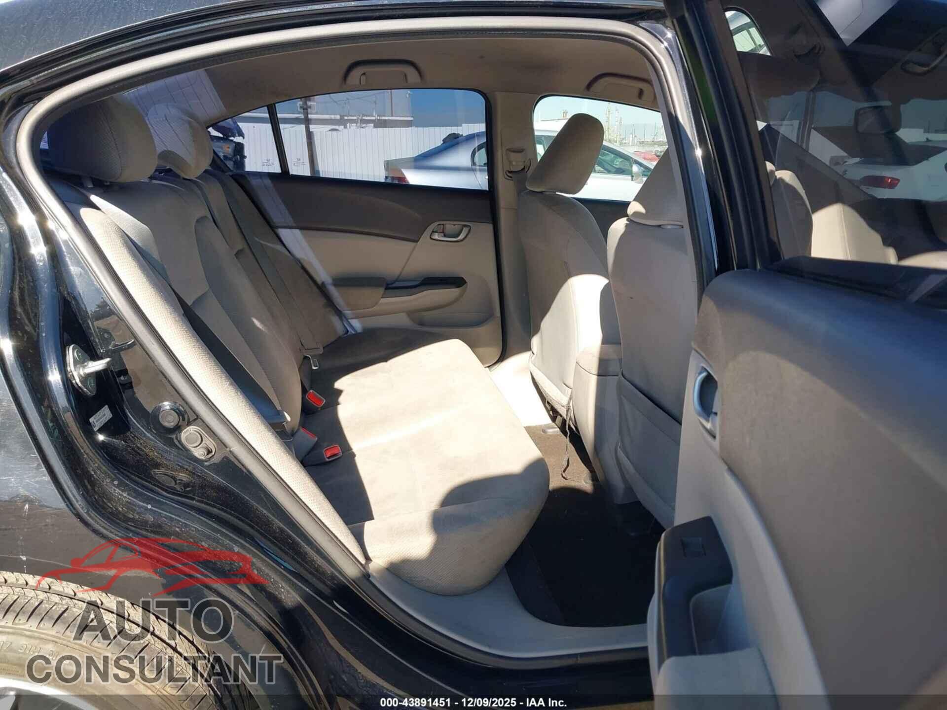 HONDA CIVIC 2012 - 19XFB2F5XCE353067