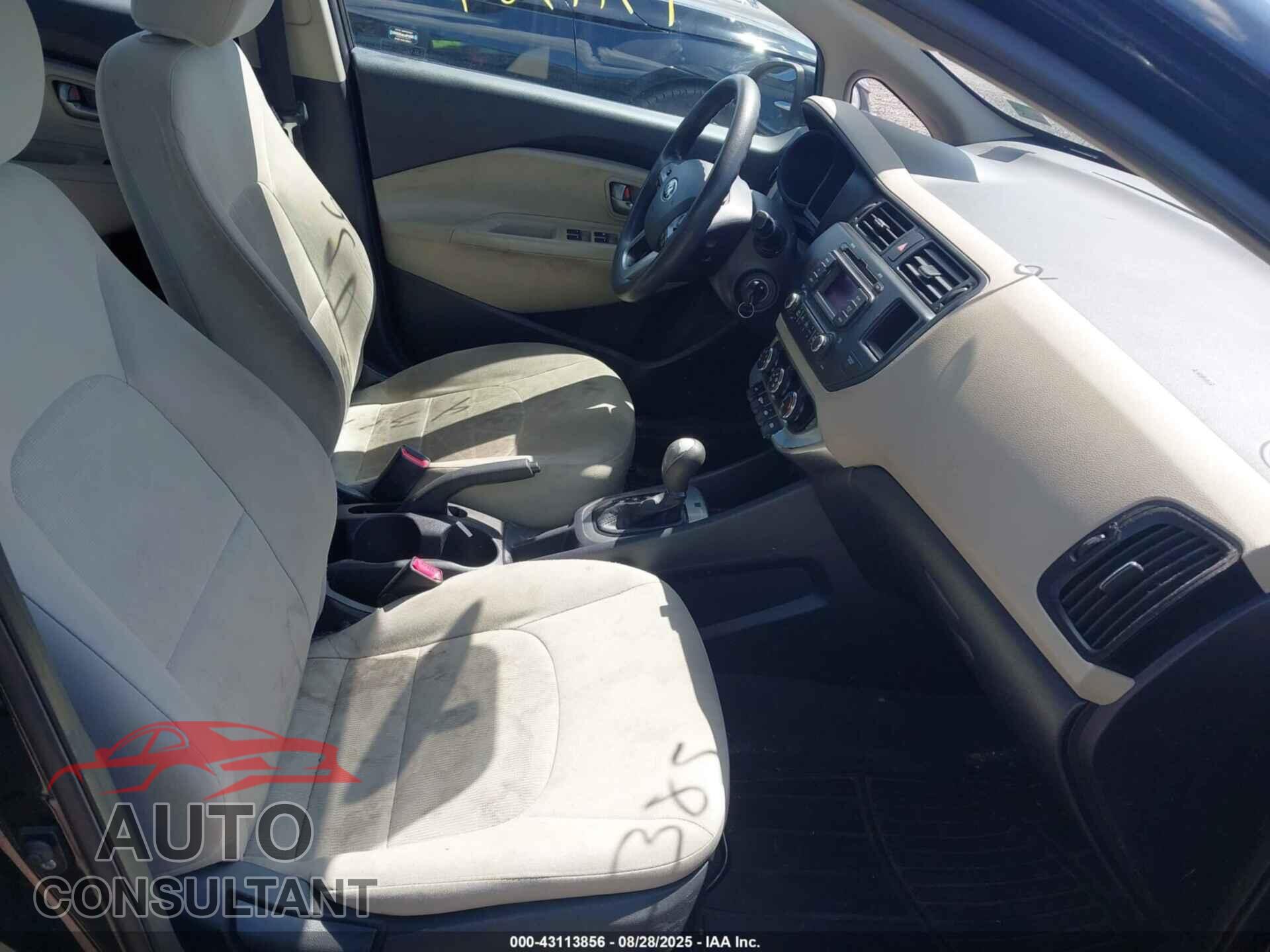 KIA RIO 2013 - KNADM4A30D6219482