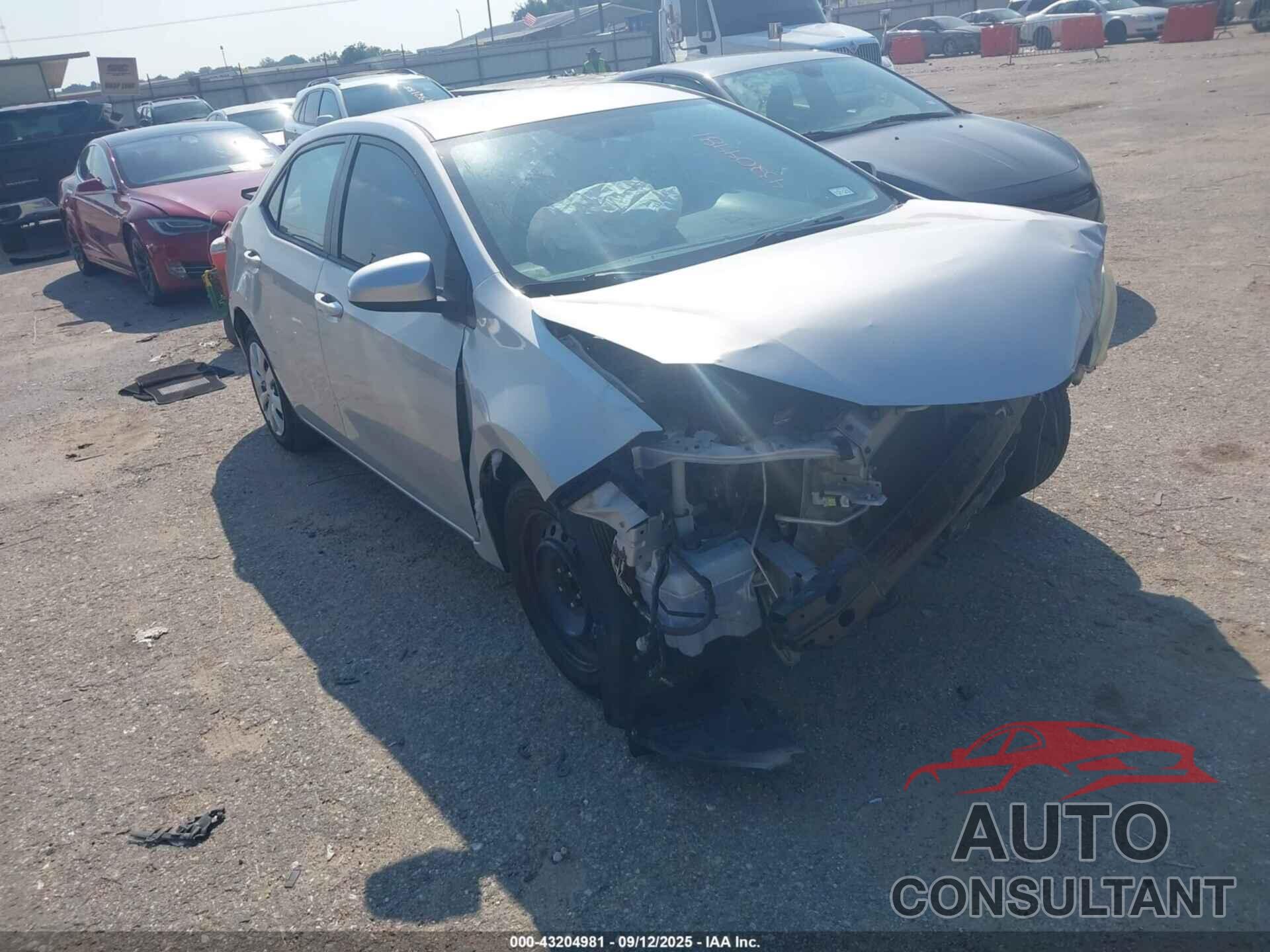 TOYOTA COROLLA 2014 - 5YFBURHE7EP081061