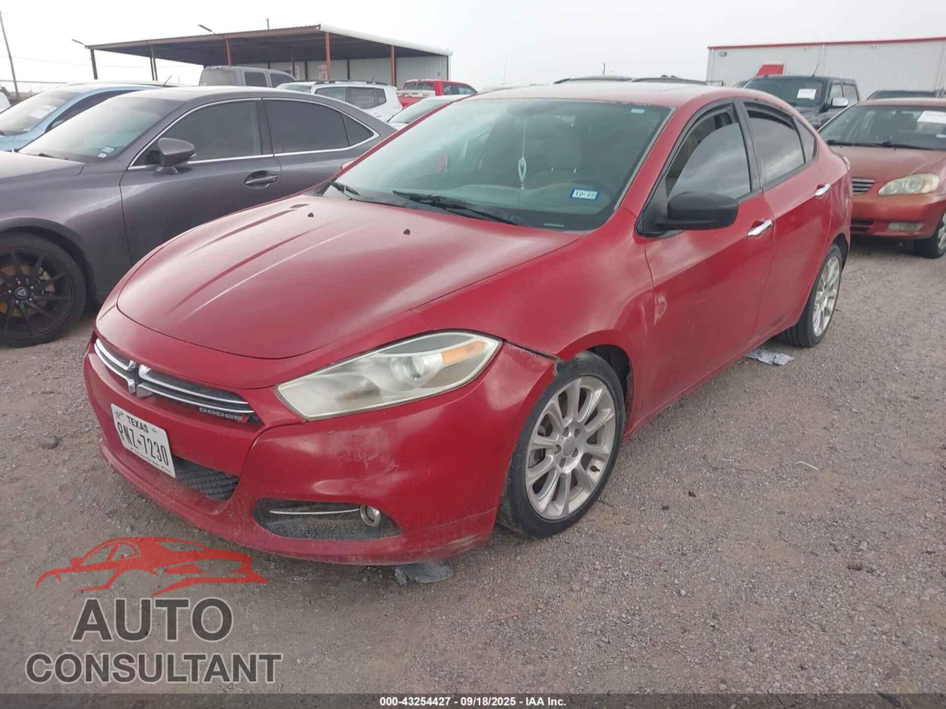DODGE DART 2013 - 1C3CDFCA1DD183971