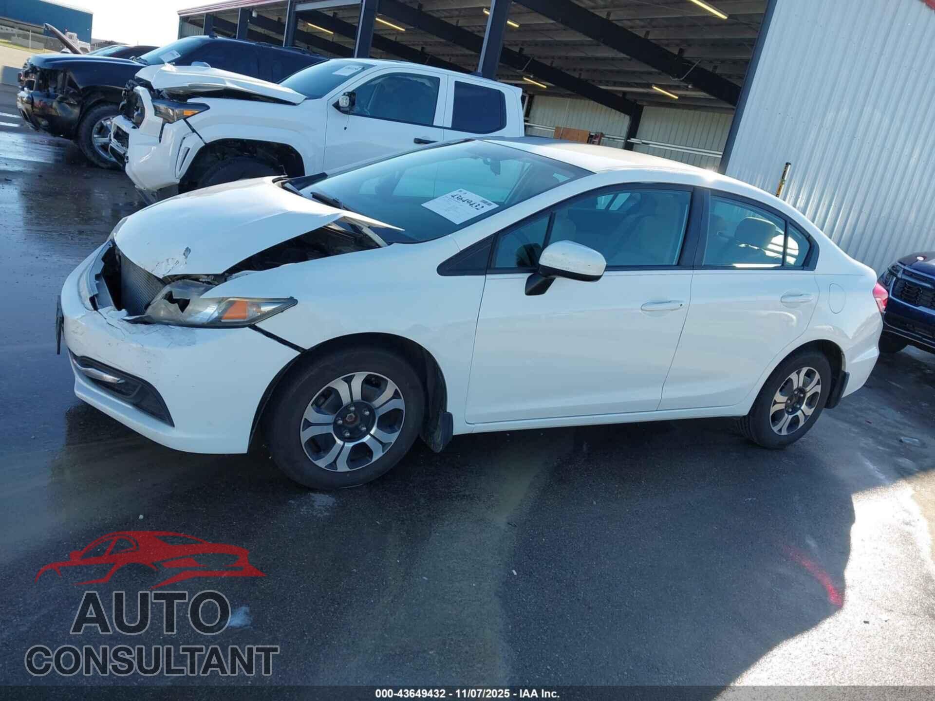 HONDA CIVIC 2014 - 2HGFB2F59EH505512