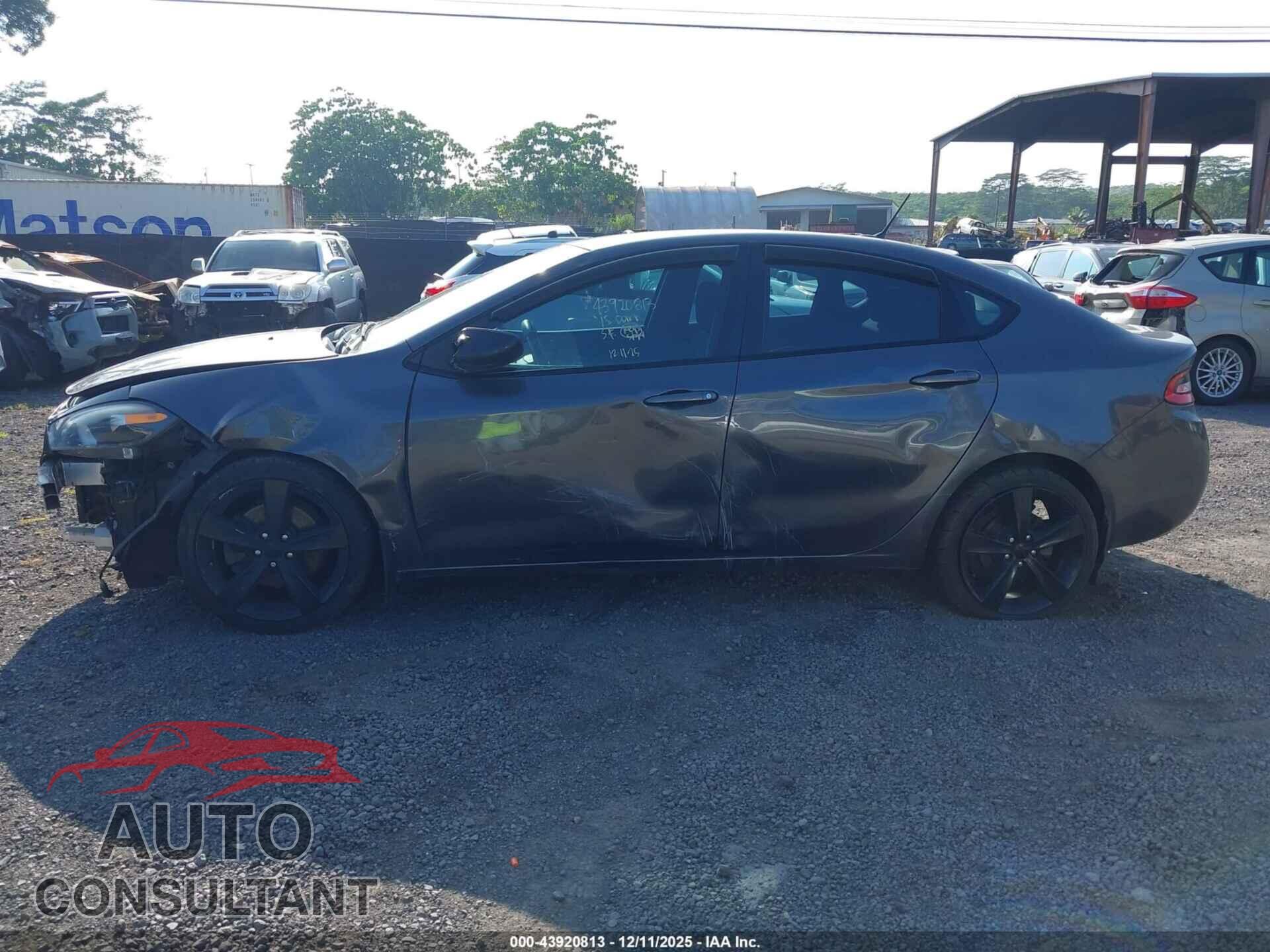 DODGE DART 2015 - 1C3CDFBB5FD345159