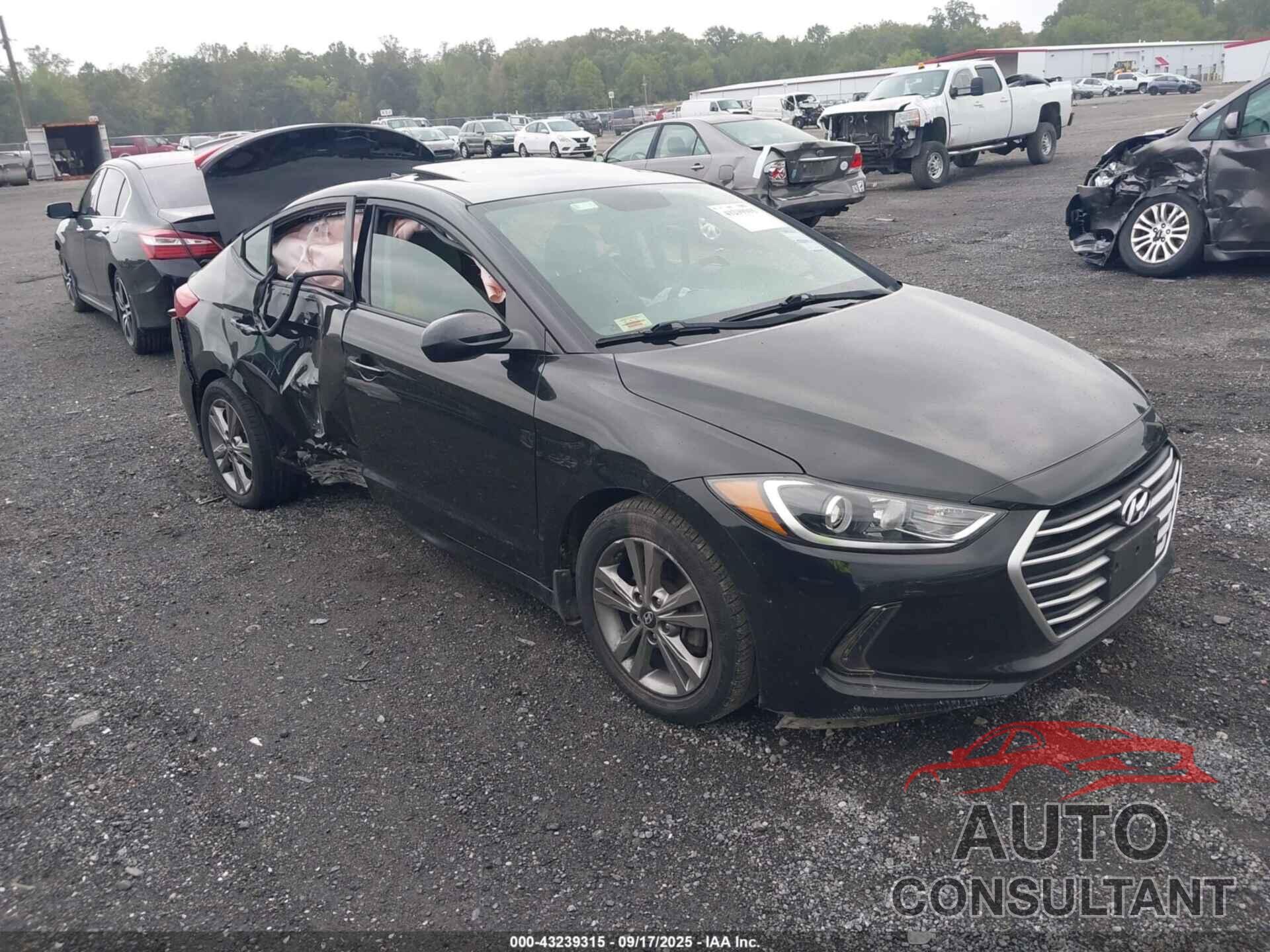 HYUNDAI ELANTRA 2018 - 5NPD84LF0JH359810