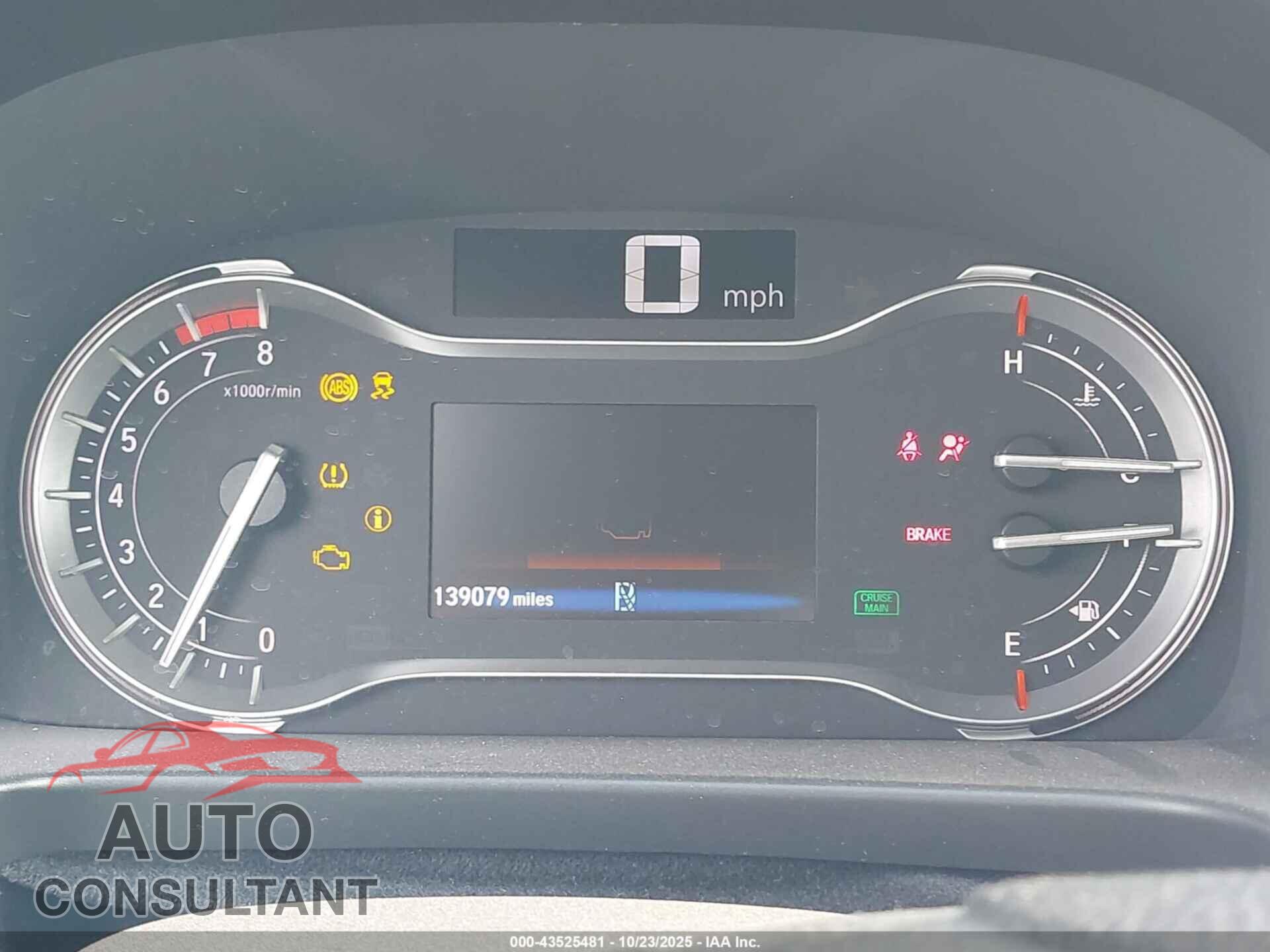 HONDA PILOT 2017 - 5FNYF5H15HB001881