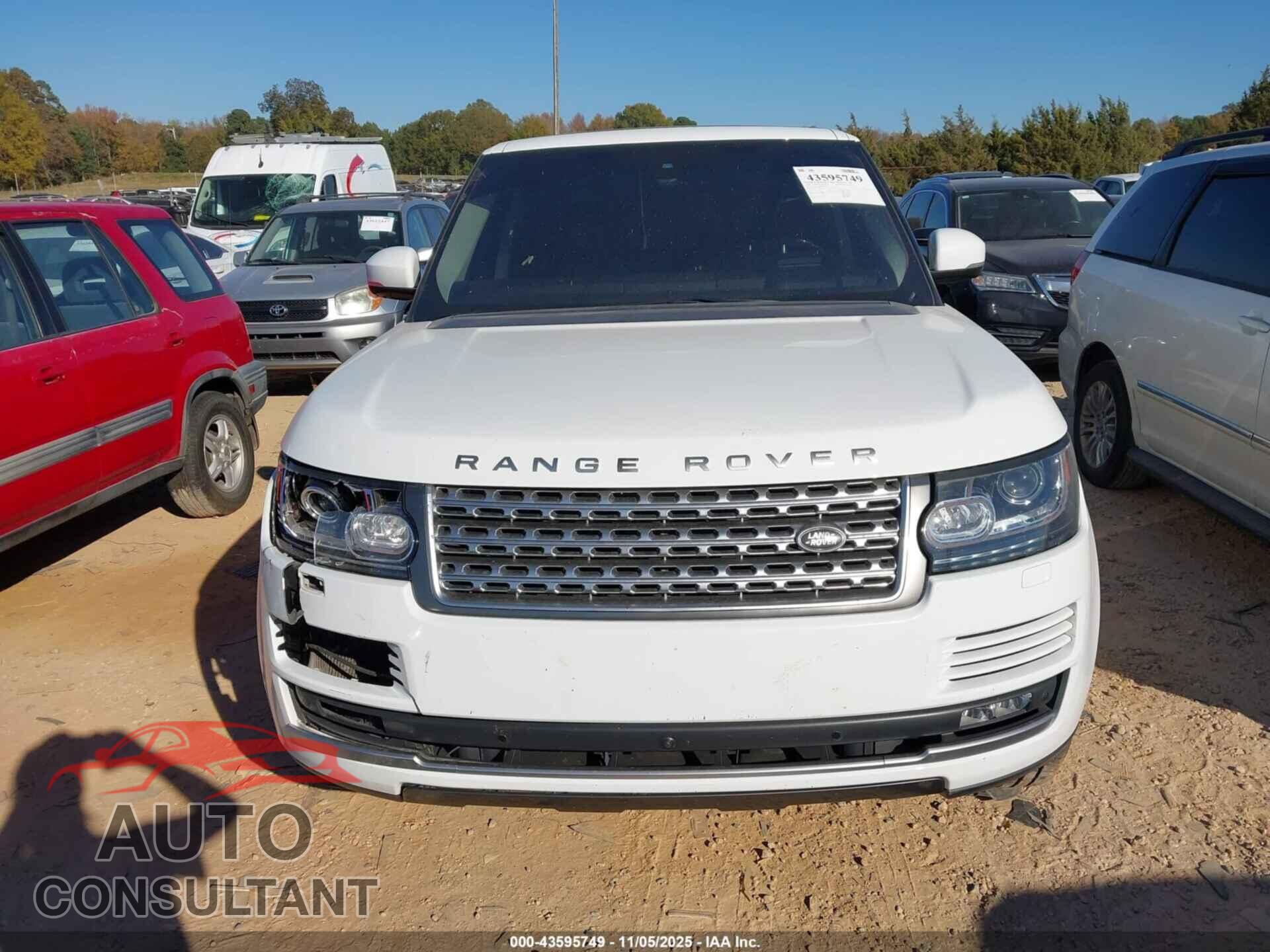 LAND ROVER RANGE ROVER 2016 - SALGS2KF8GA268281
