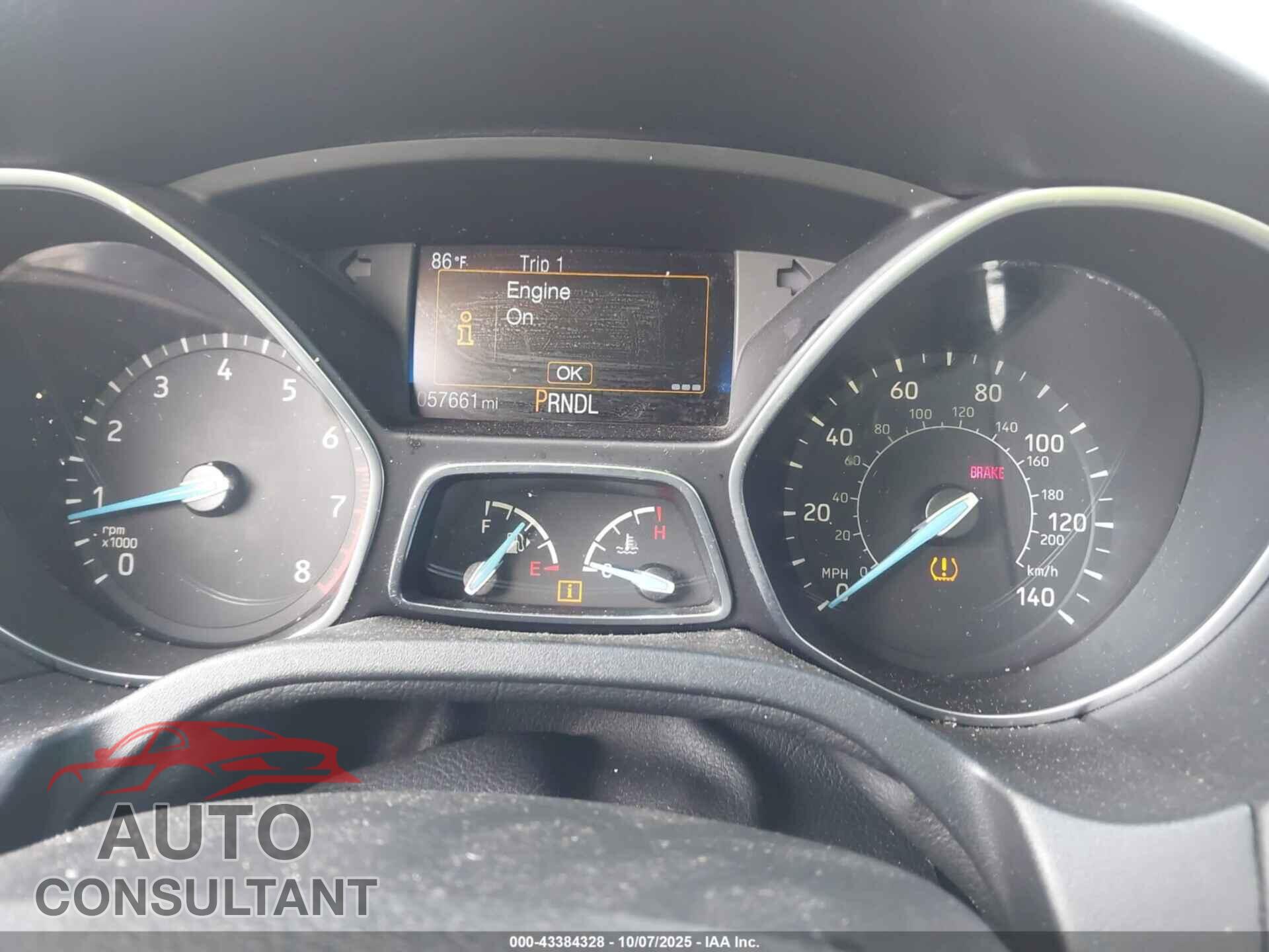 FORD FOCUS 2016 - 1FADP3F26GL304567