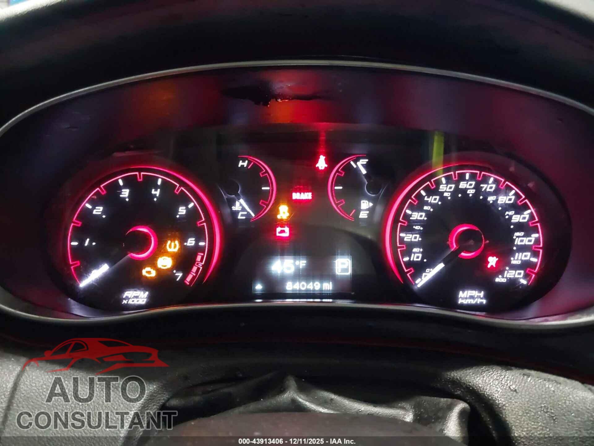 DODGE DART 2015 - 1C3CDFBB6FD337233