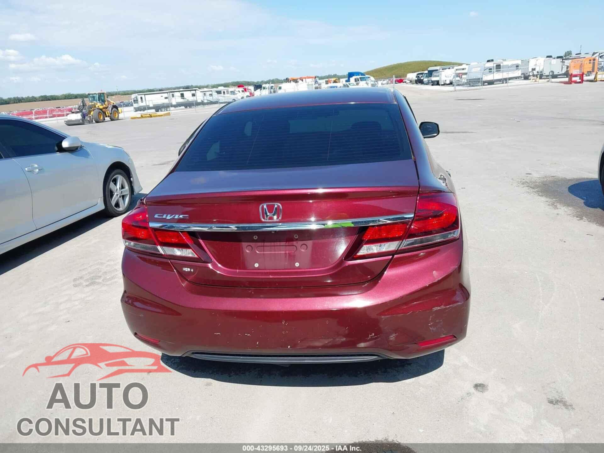 HONDA CIVIC 2013 - 19XFB2F5XDE054258