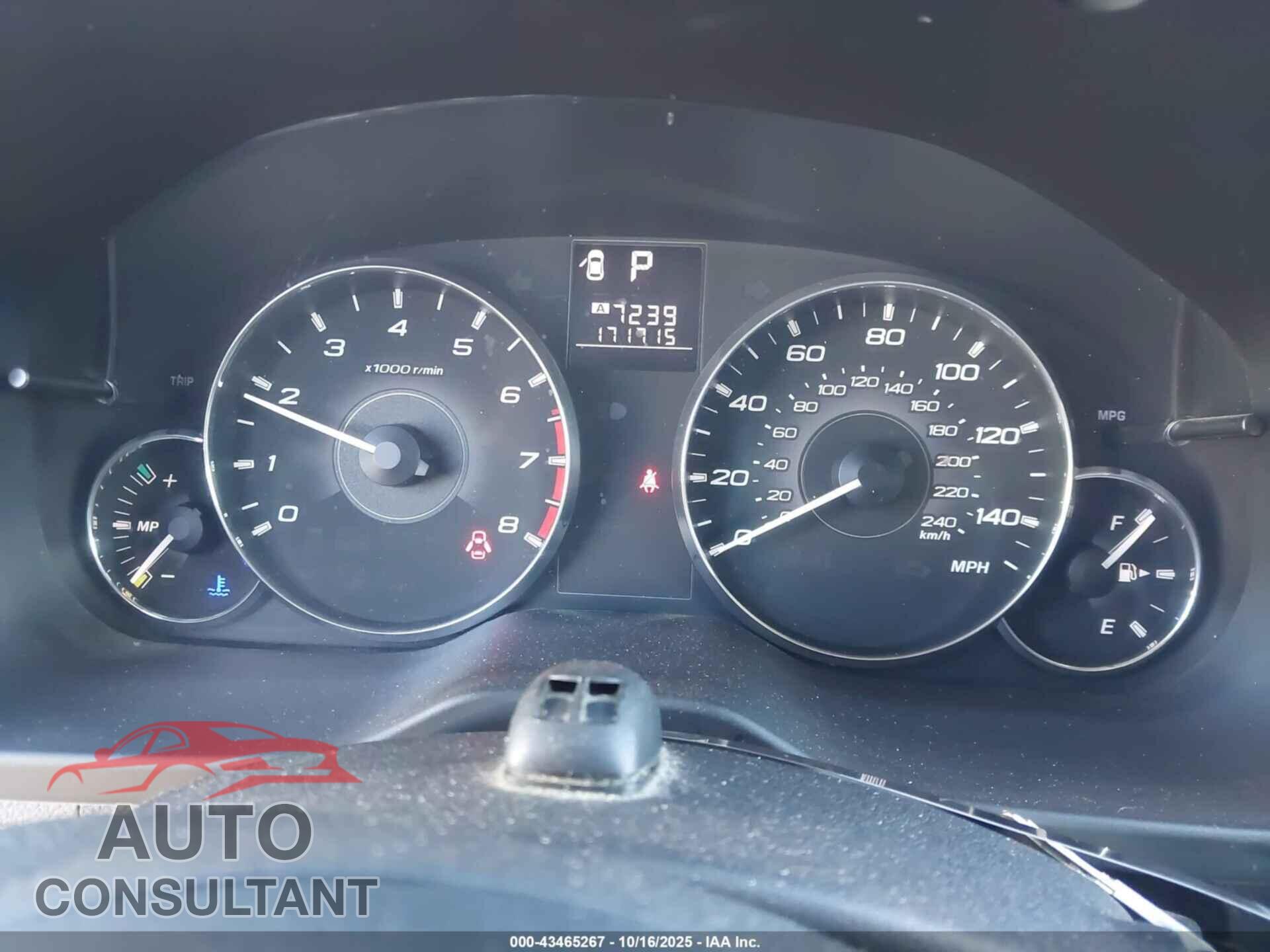 SUBARU OUTBACK 2011 - 4S4BRBCC1B3378258
