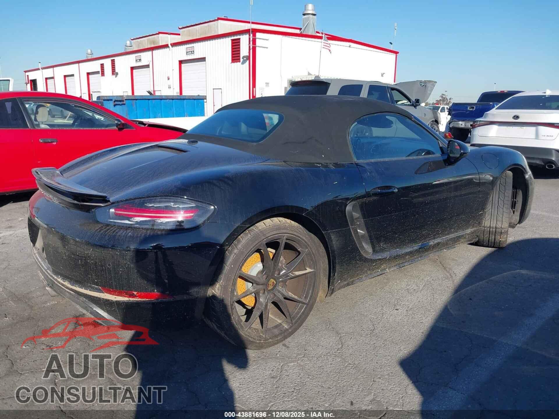 PORSCHE 718 BOXSTER 2017 - WP0CA2A80HS221690