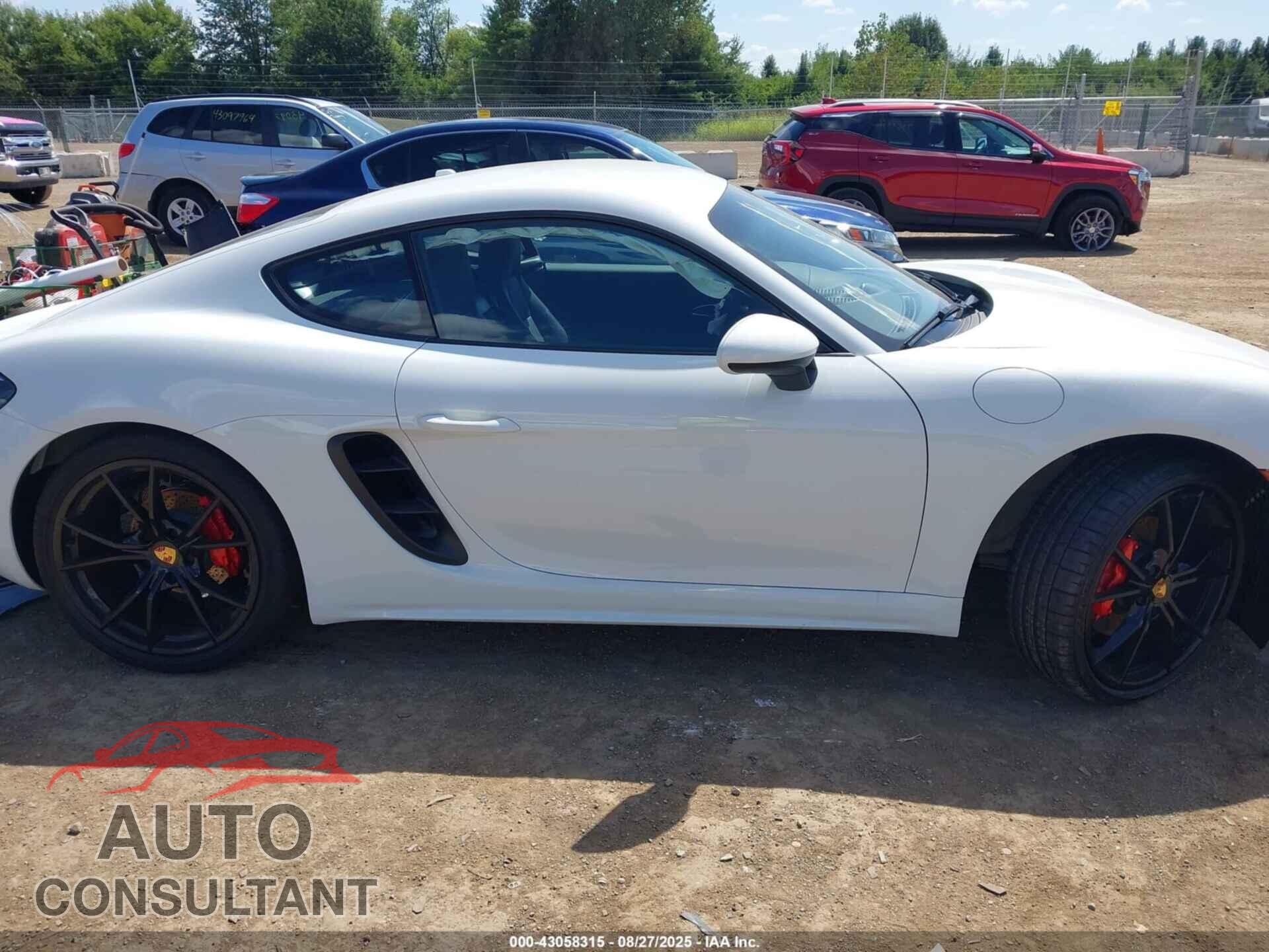 PORSCHE 718 CAYMAN 2025 - WP0AA2A87SK255155