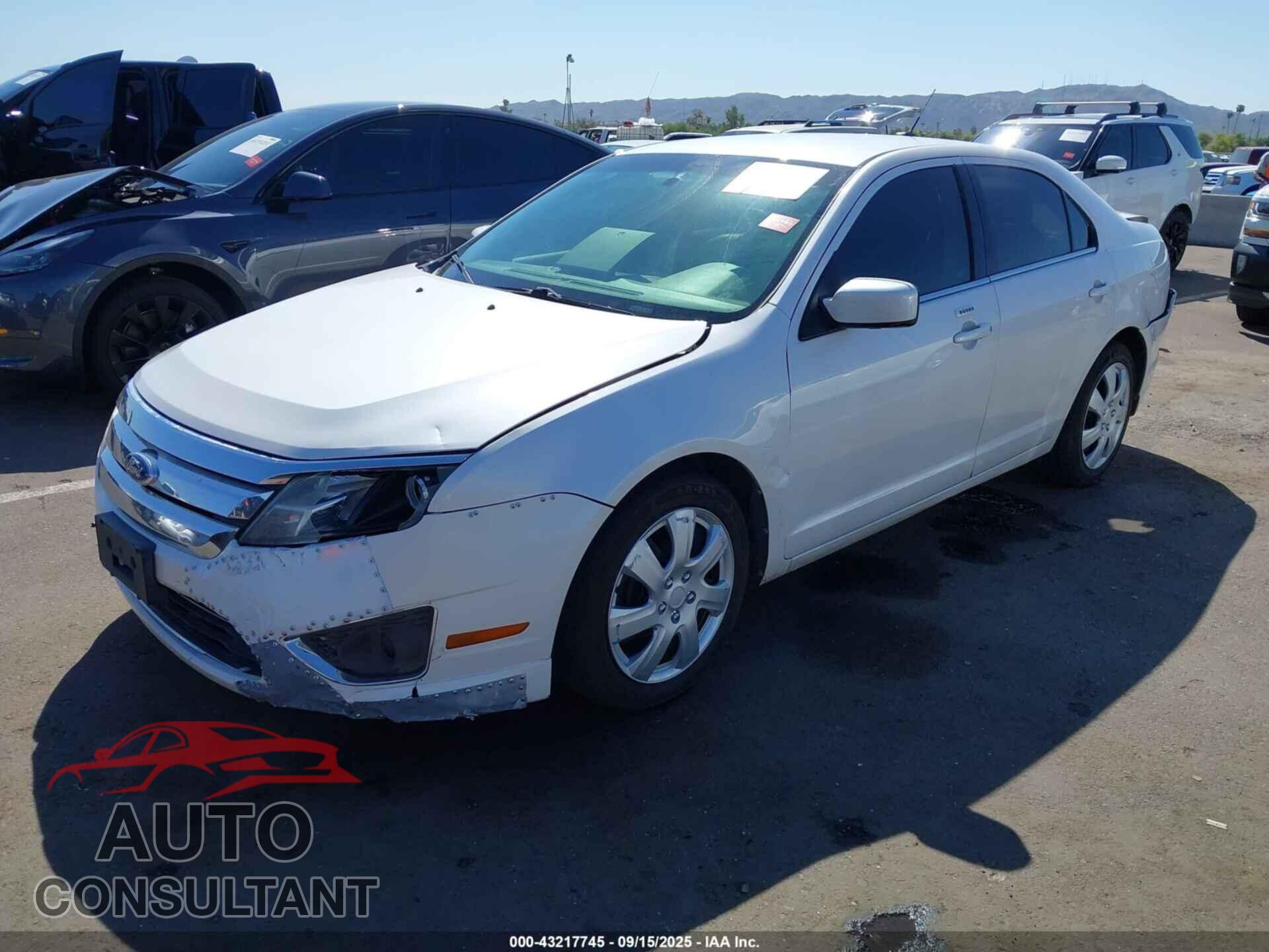 FORD FUSION 2012 - 3FAHP0JA4CR259381