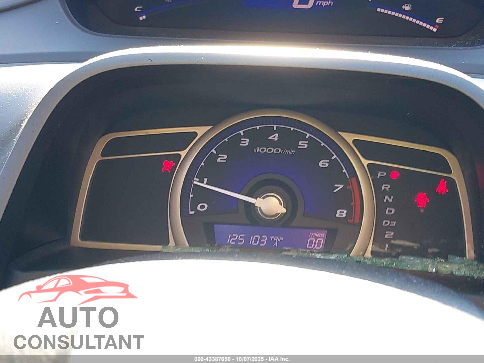 HONDA CIVIC 2009 - 19XFA16529E033263