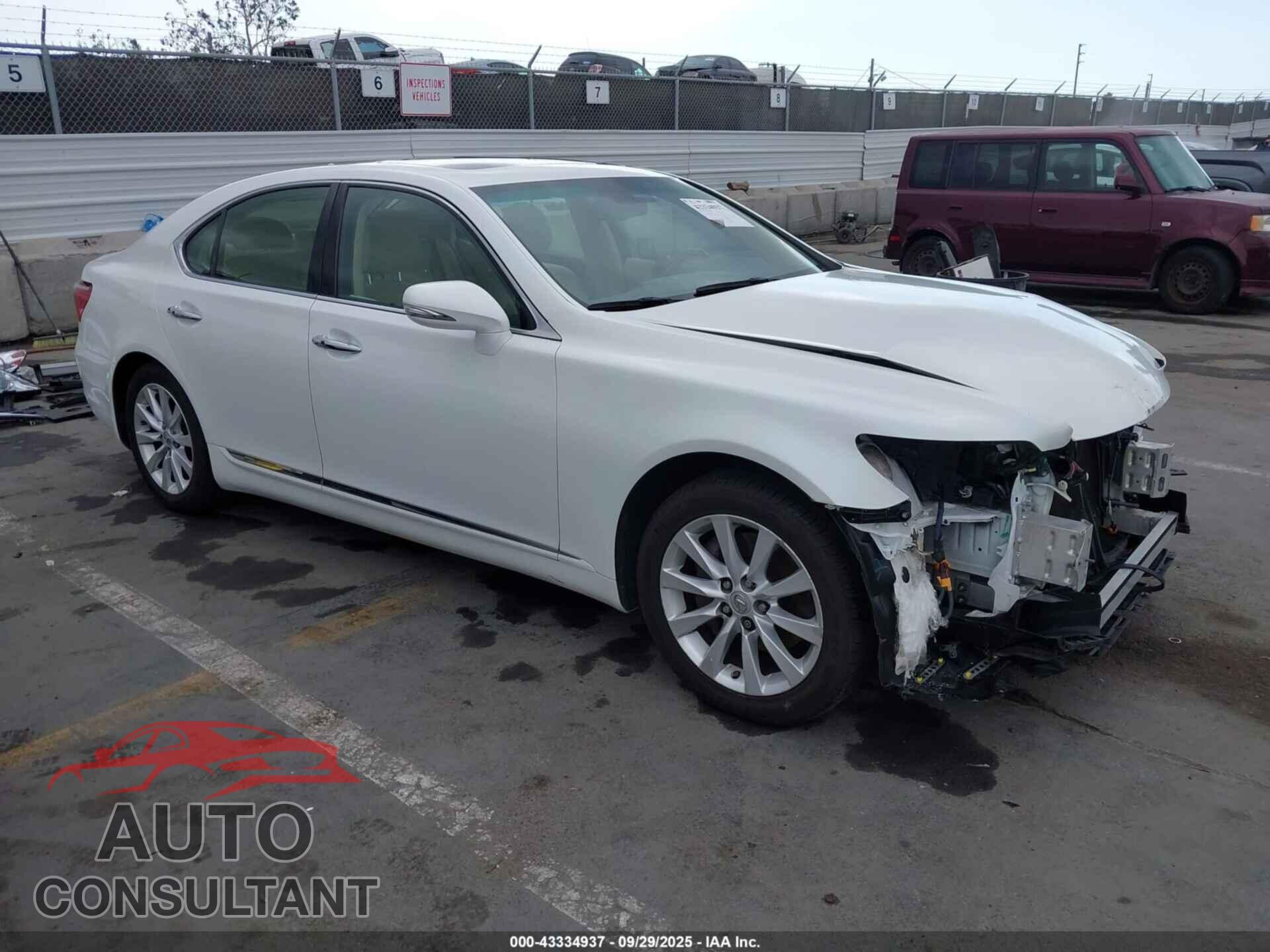 LEXUS LS 460 2012 - JTHBL5EF7C5113699