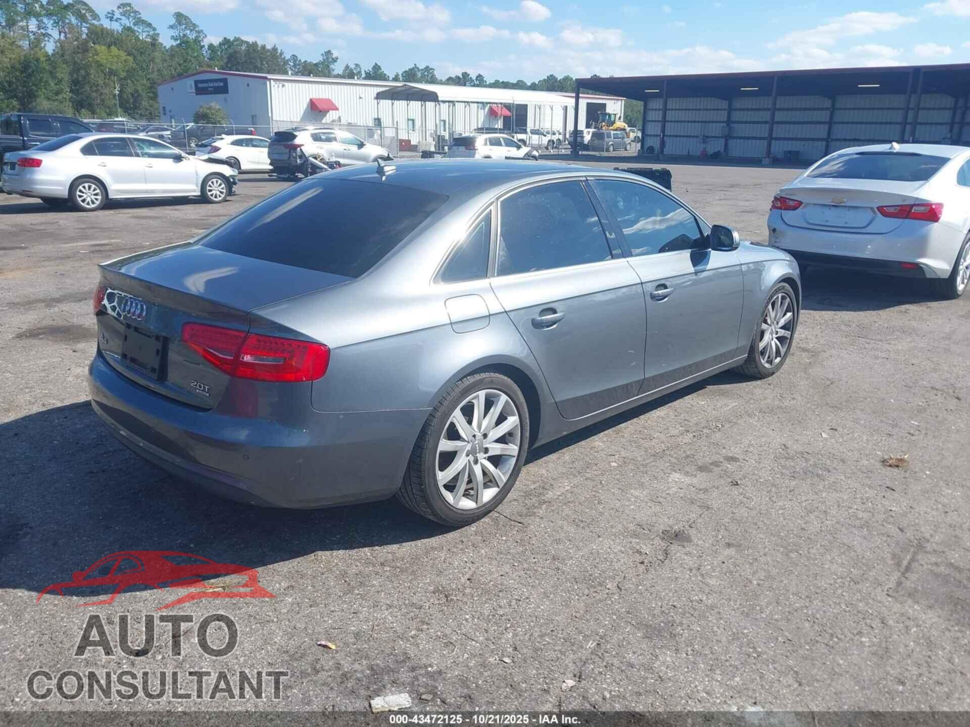 AUDI A4 2013 - WAUFFAFL1DA123335