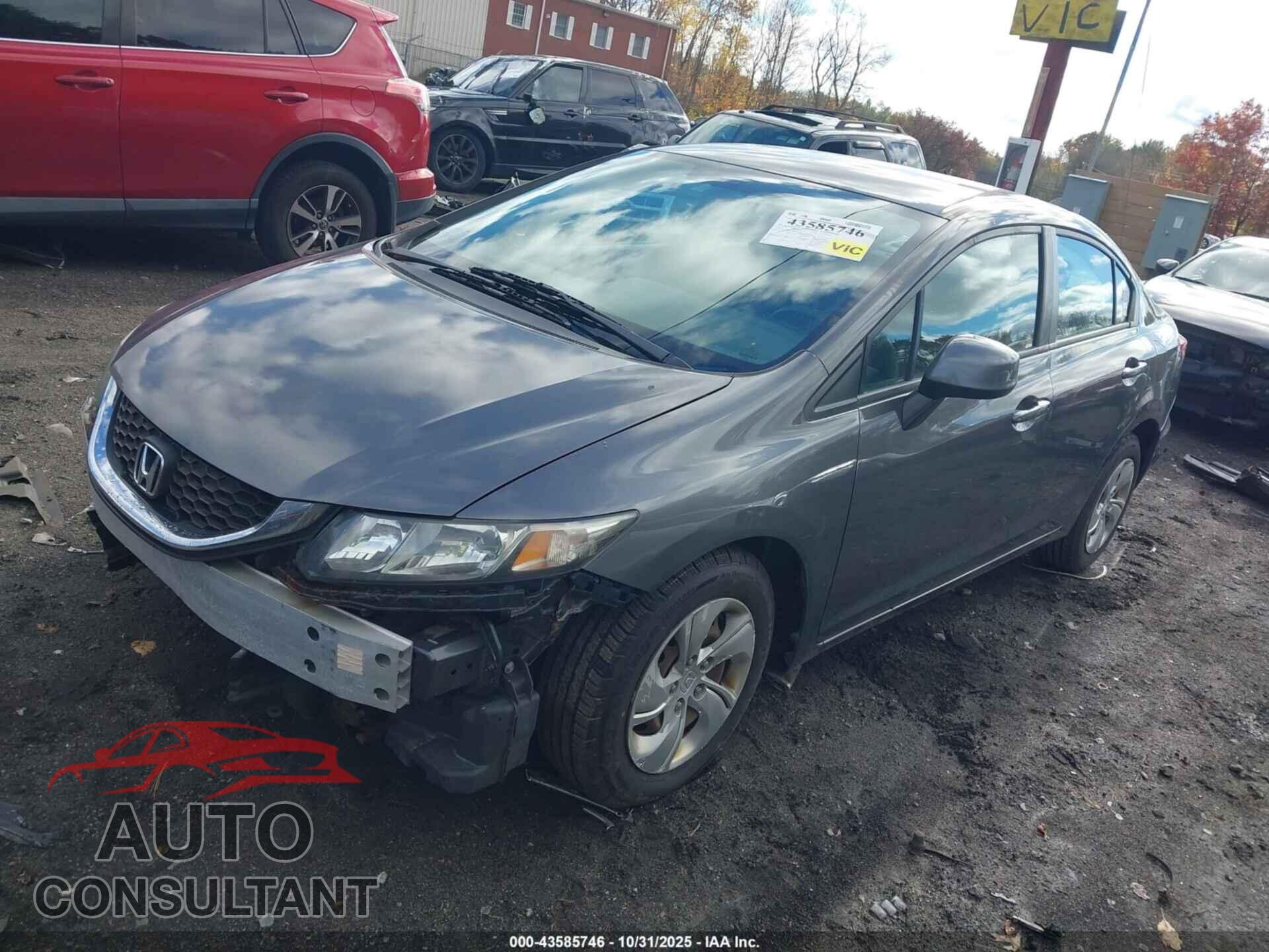 HONDA CIVIC 2013 - 2HGFB2F53DH593911