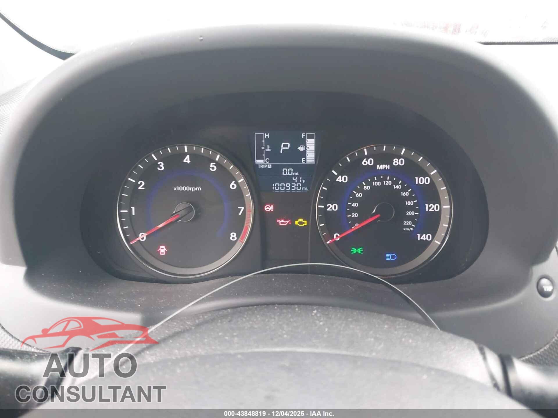 HYUNDAI ACCENT 2017 - KMHCT4AE9HU325560