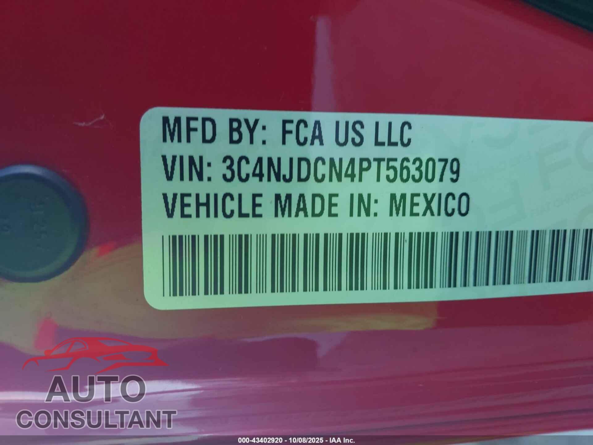 JEEP COMPASS 2023 - 3C4NJDCN4PT563079