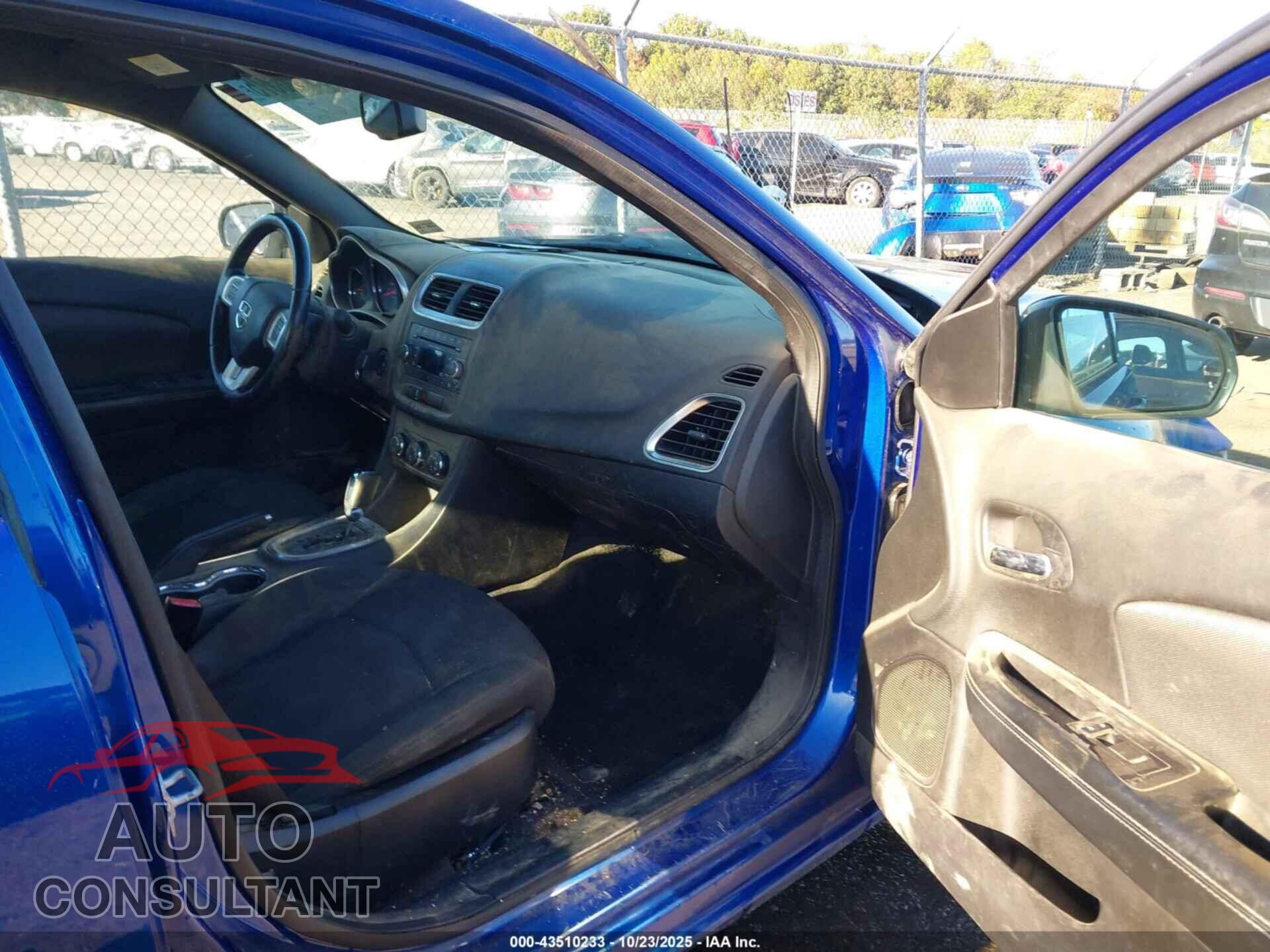 DODGE AVENGER 2012 - 1C3CDZCB6CN183337