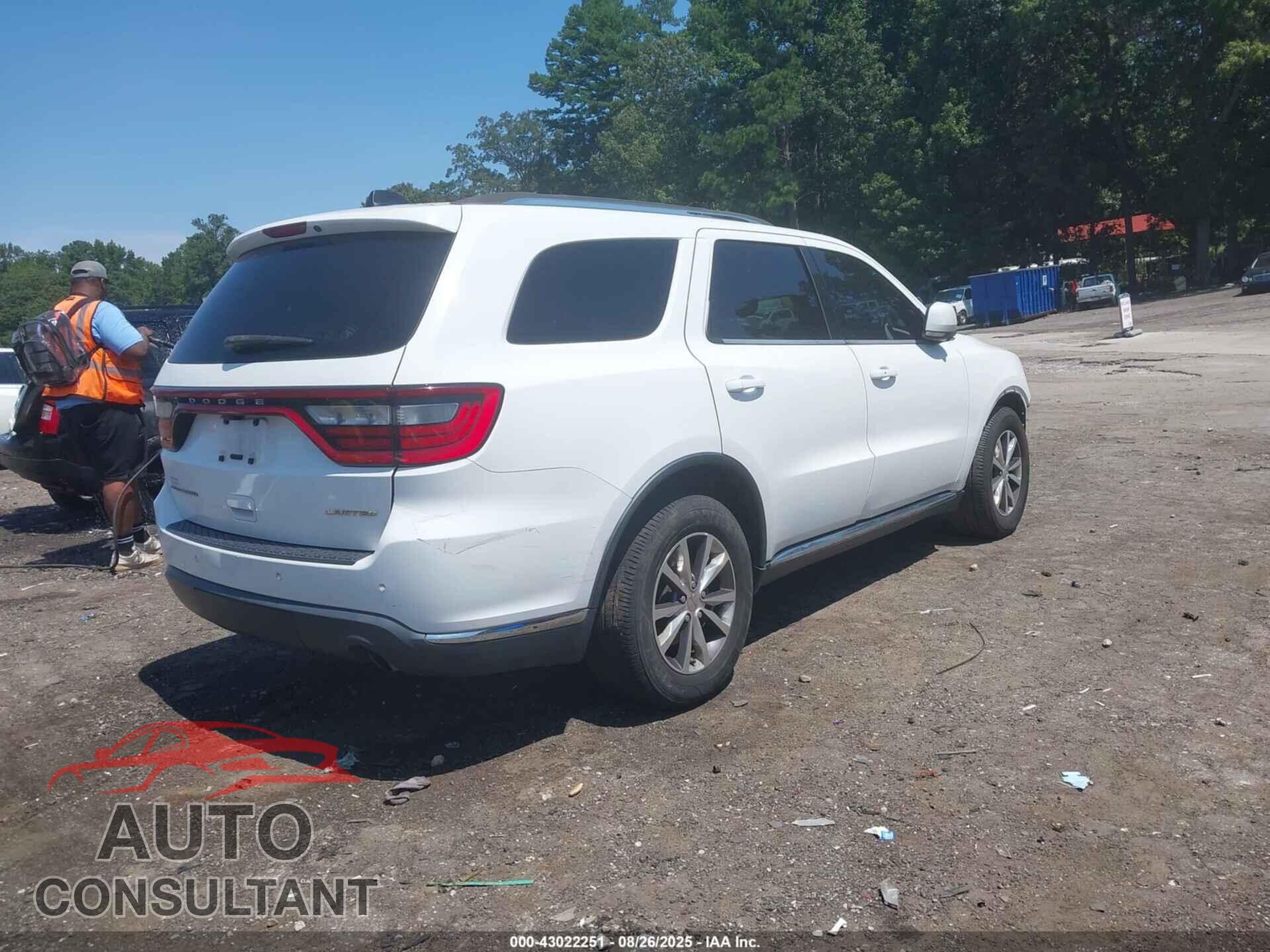 DODGE DURANGO 2016 - 1C4RDHDG3GC373981