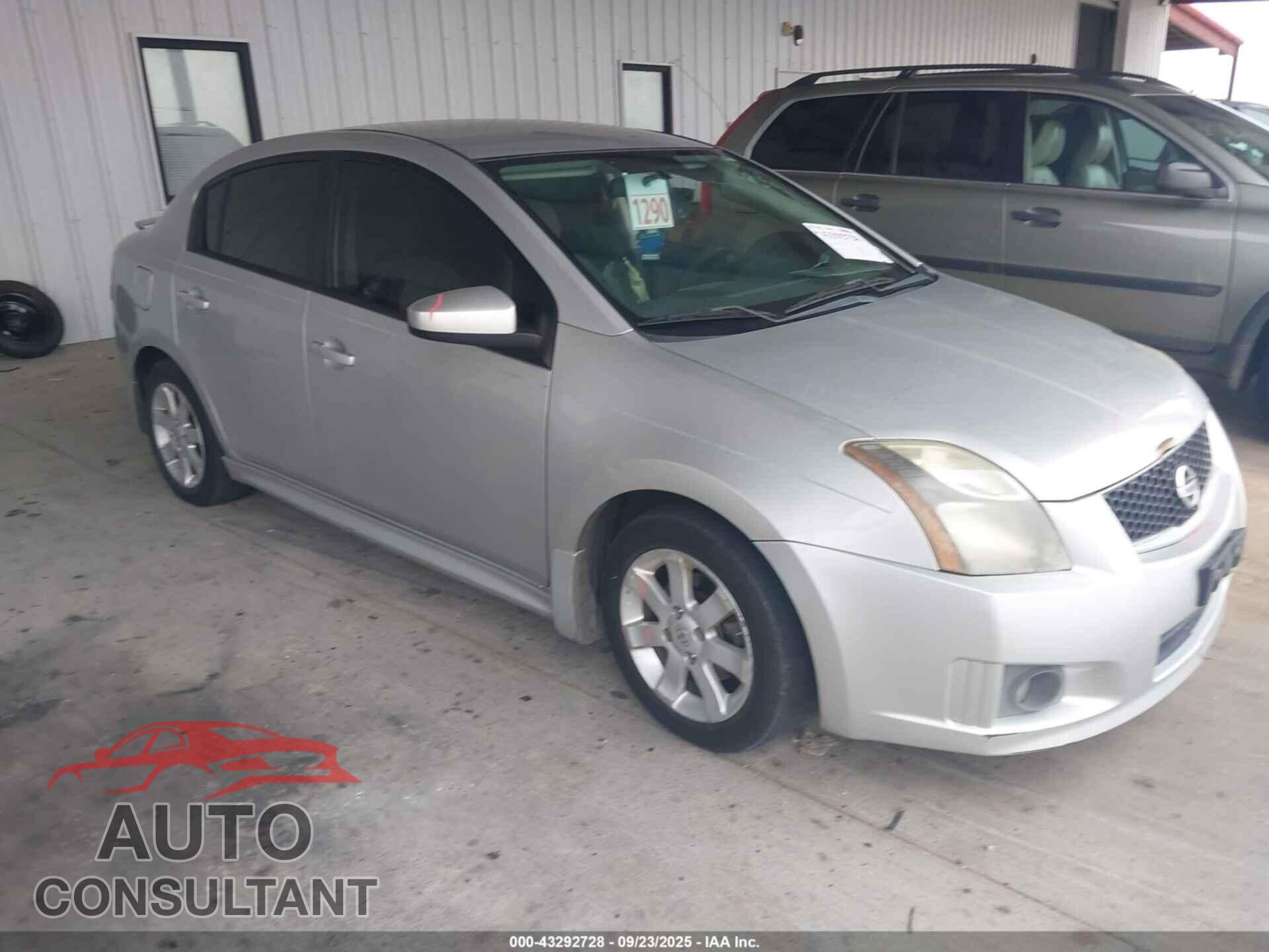 NISSAN SENTRA 2012 - 3N1AB6AP1CL646526