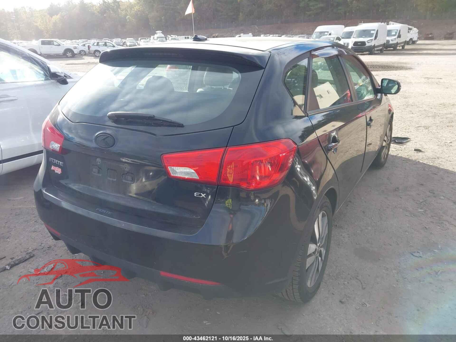 KIA FORTE 2013 - KNAFU5A25D5659015