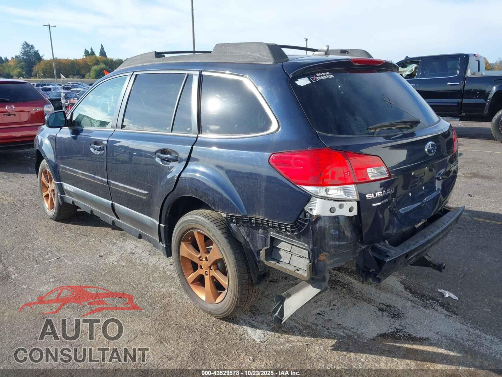 SUBARU OUTBACK 2013 - 4S4BRBLCXD3218480