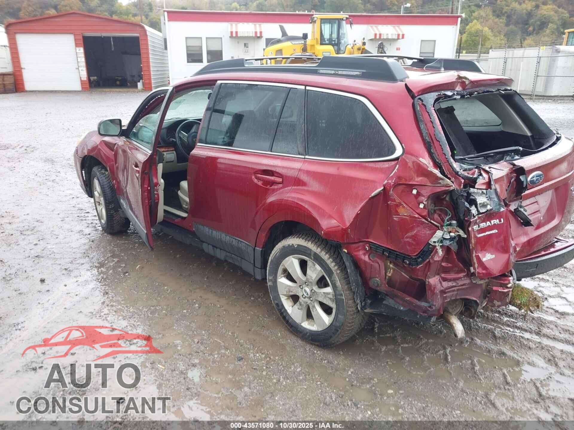 SUBARU OUTBACK 2011 - 4S4BRDLC9B2422198