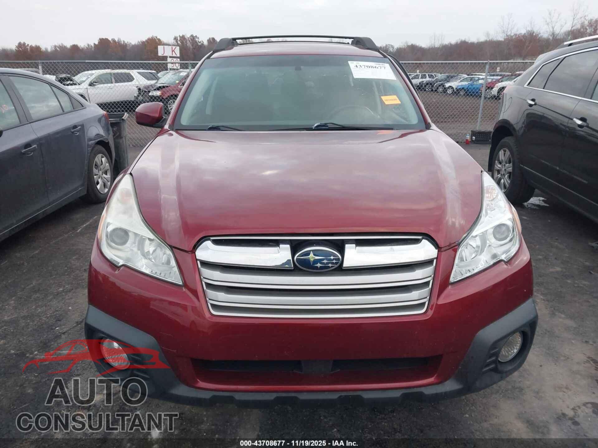 SUBARU OUTBACK 2013 - 4S4BRCCC4D3252811