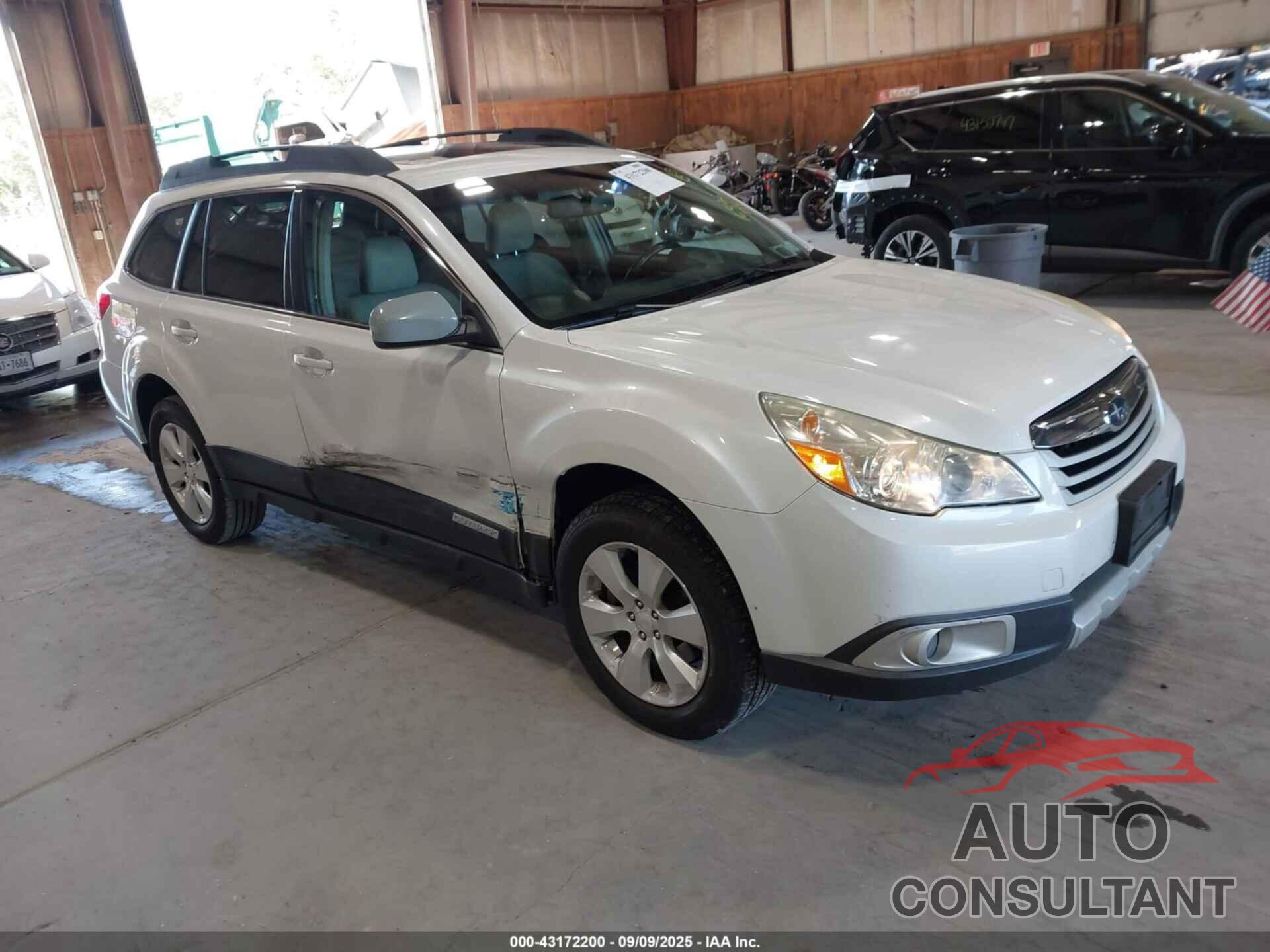 SUBARU OUTBACK 2011 - 4S4BRDKC3B2372254