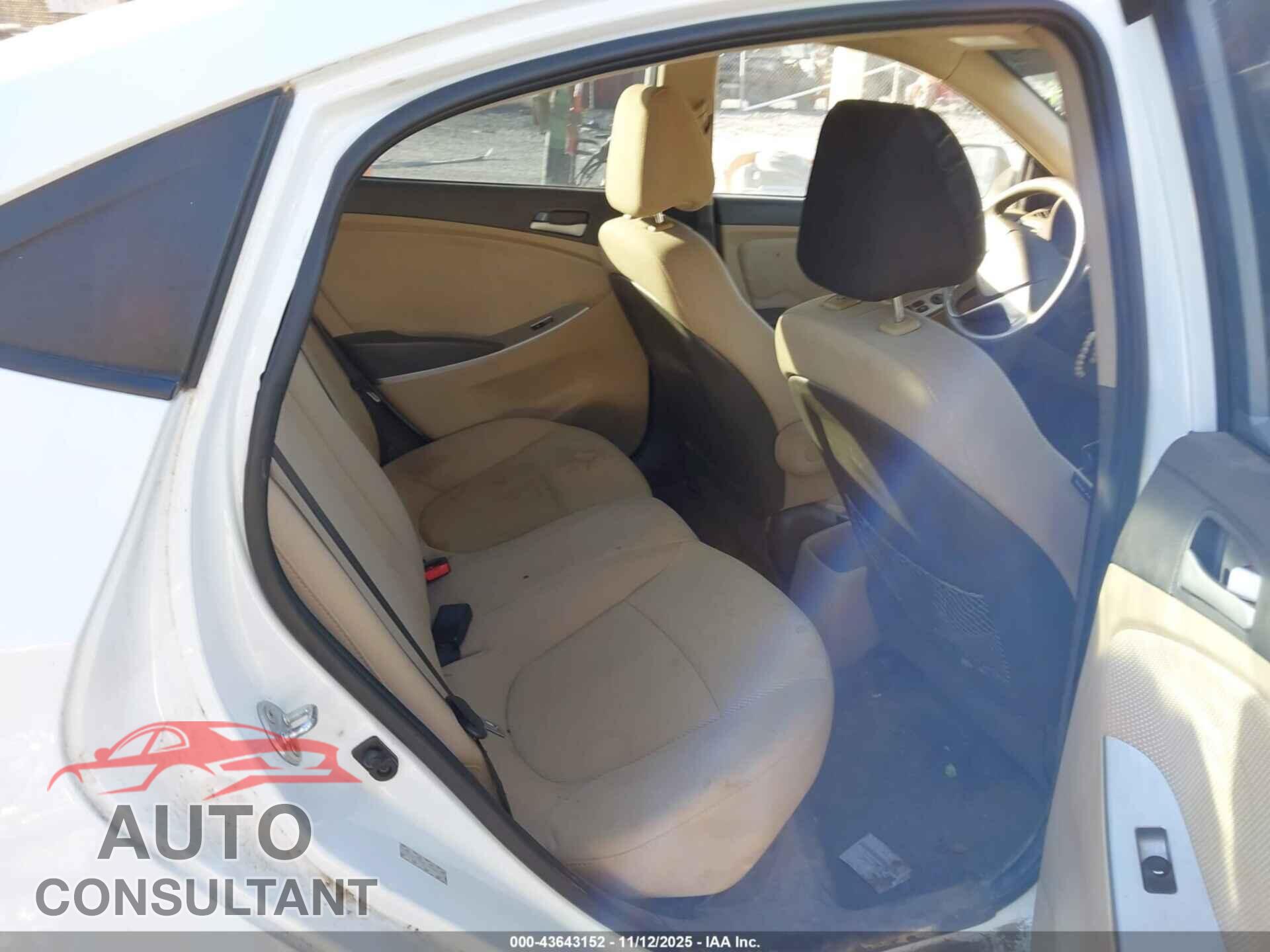 HYUNDAI ACCENT 2014 - KMHCT4AE4EU606614