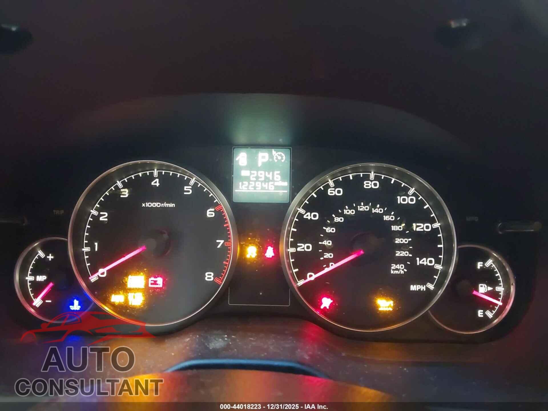 SUBARU LEGACY 2014 - 4S3BMBD60E3025817