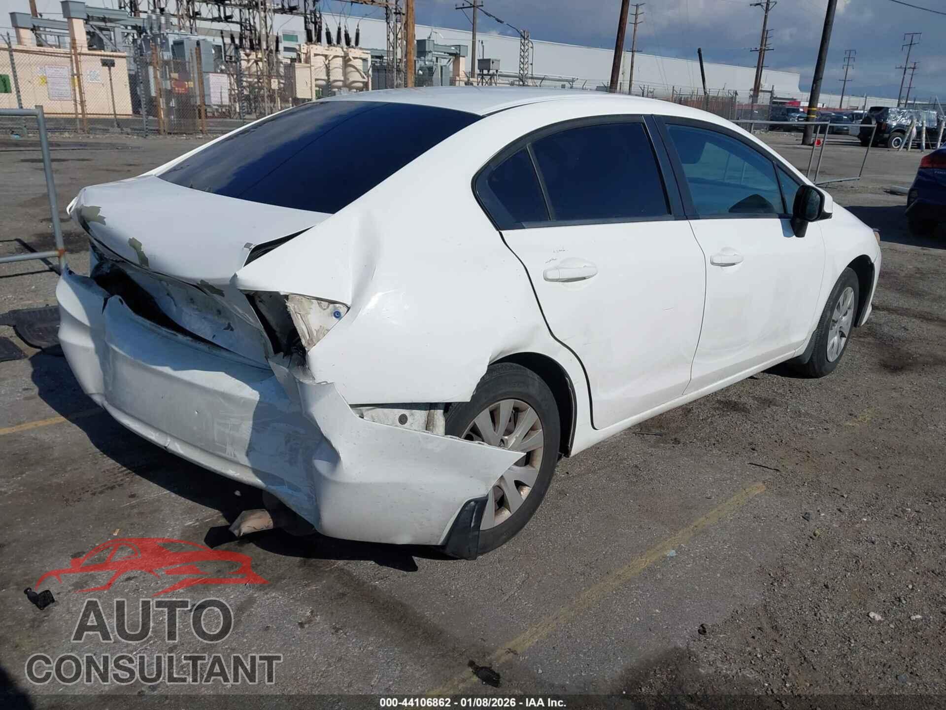 HONDA CIVIC 2012 - 19XFB2F57CE312959