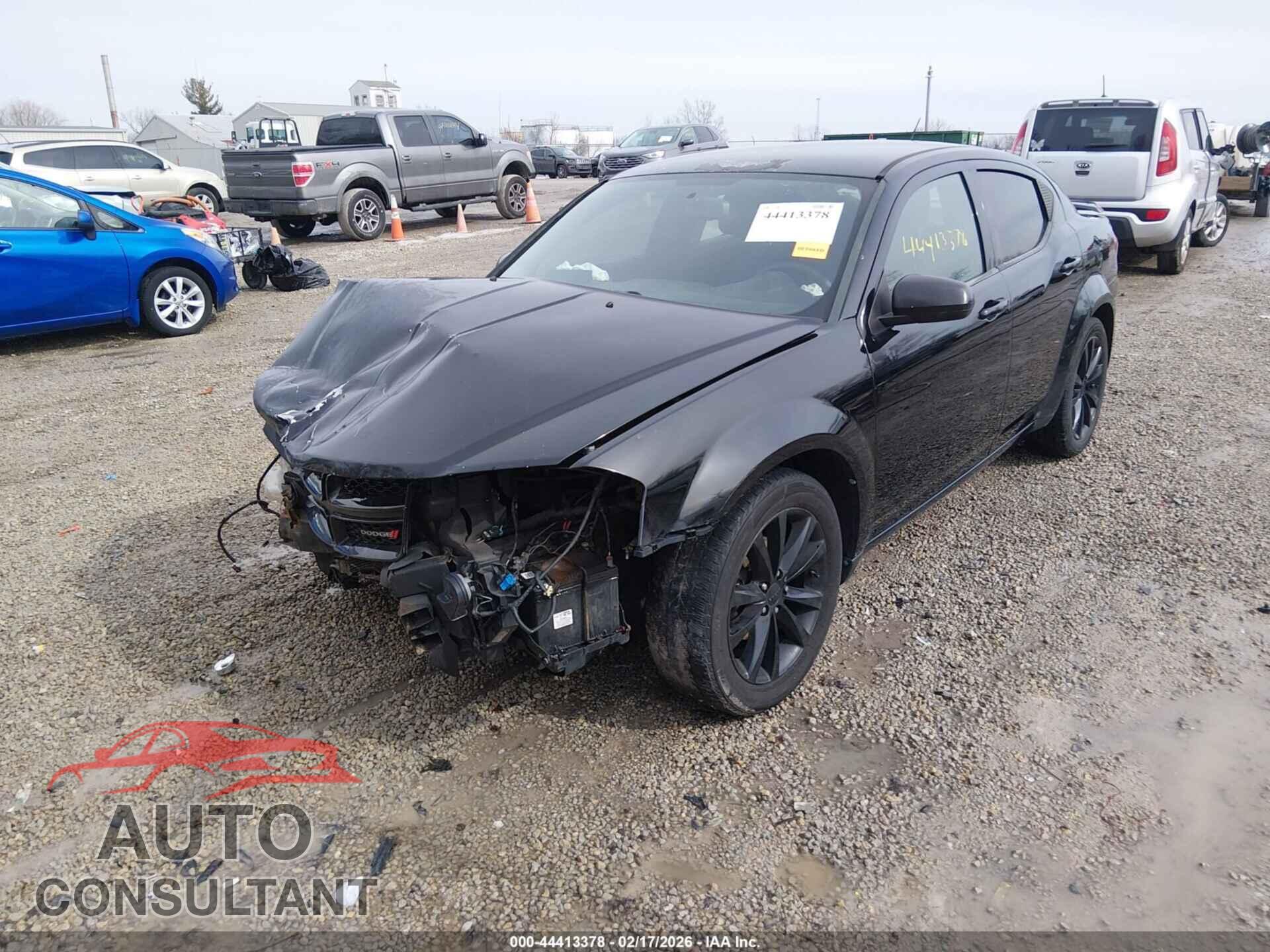 DODGE AVENGER 2013 - 1C3CDZCB4DN711782