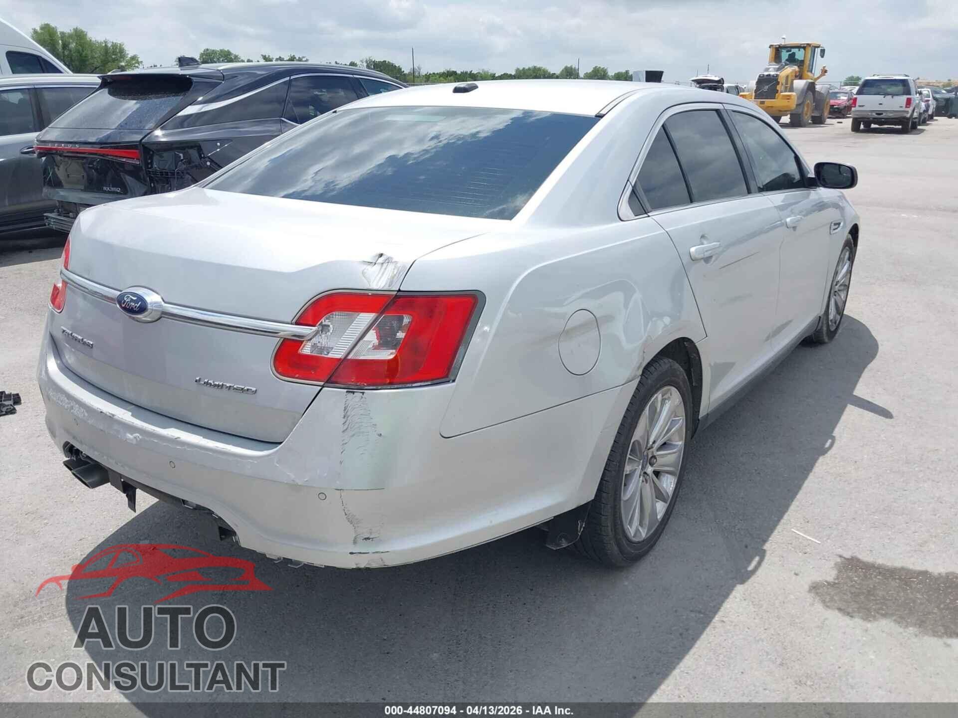 FORD TAURUS 2012 - 1FAHP2FW9CG107796