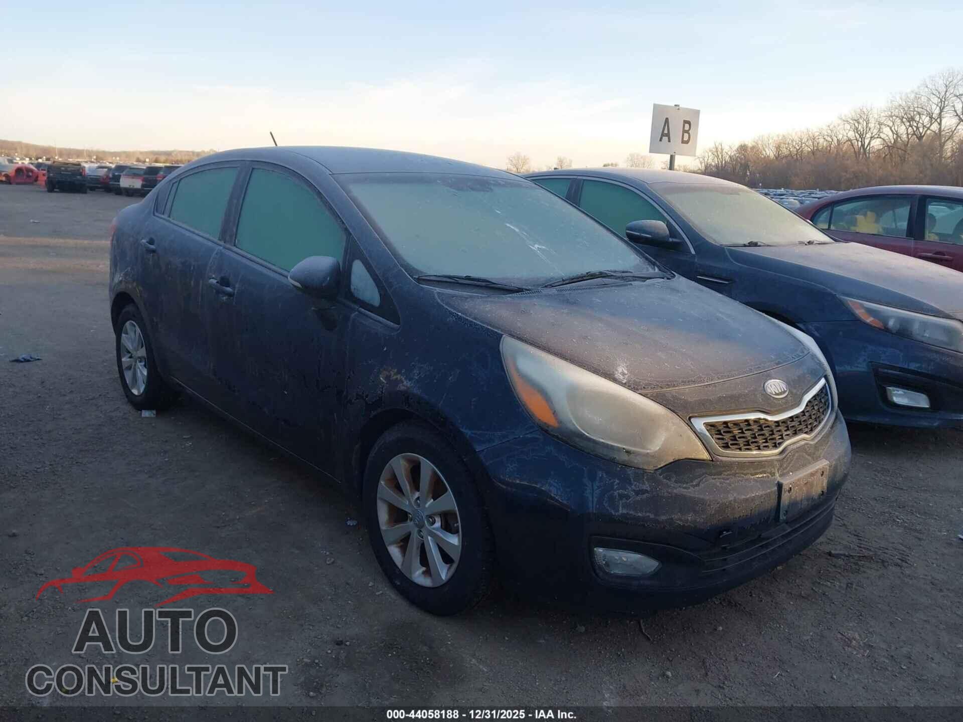 KIA RIO 2013 - KNADN4A39D6103145
