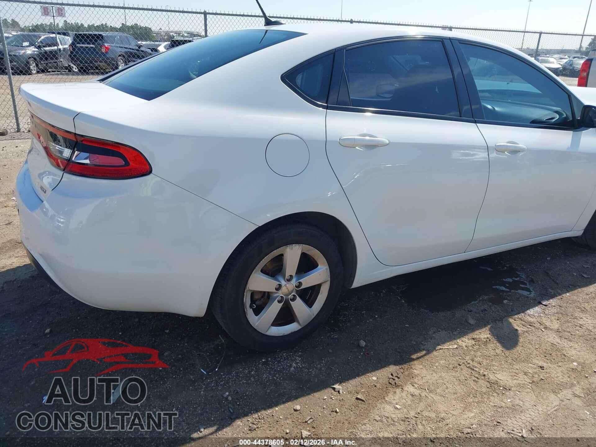 DODGE DART 2015 - 1C3CDFBB2FD251532