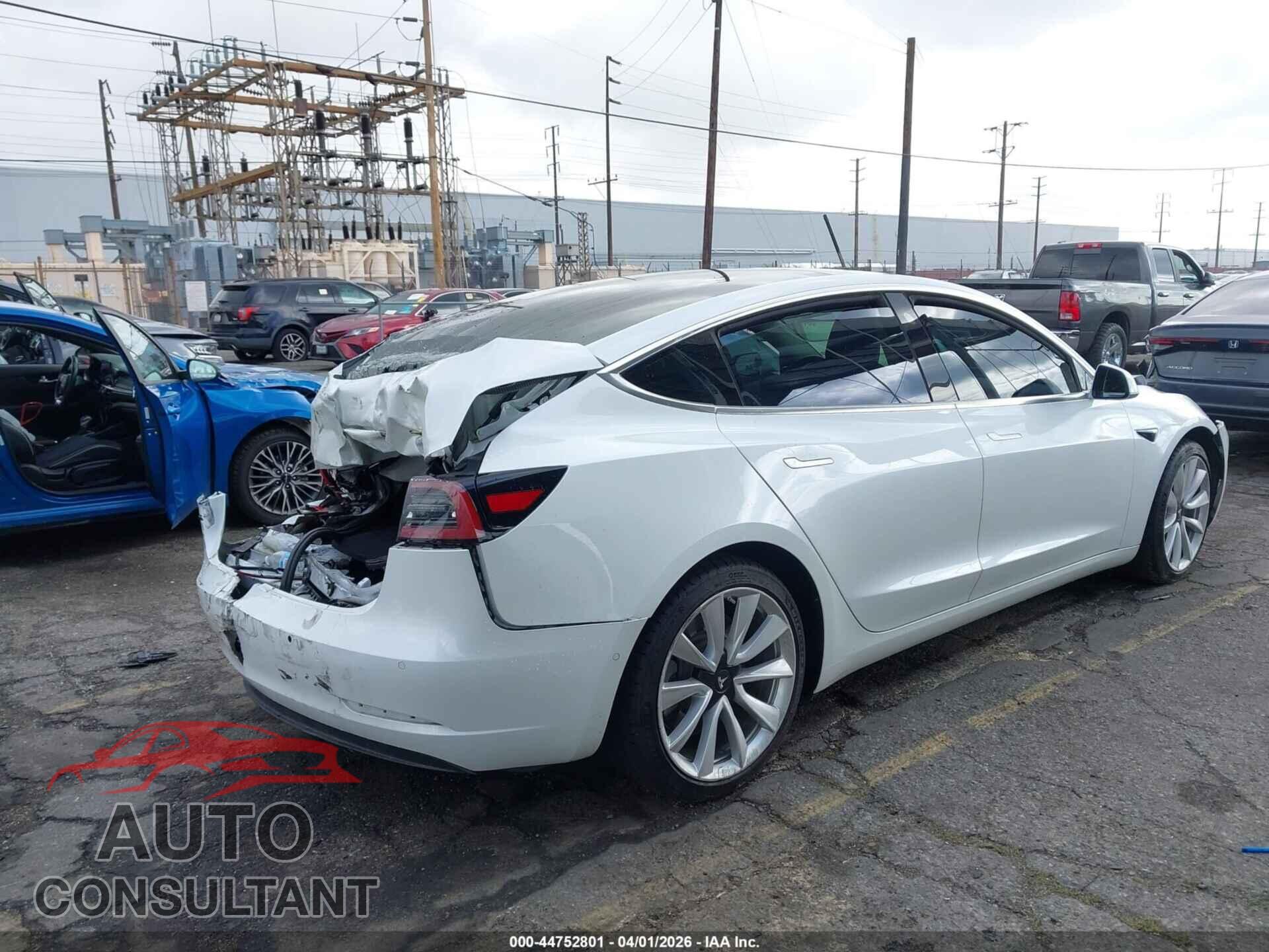 TESLA MODEL 3 2019 - 5YJ3E1EB6KF192012