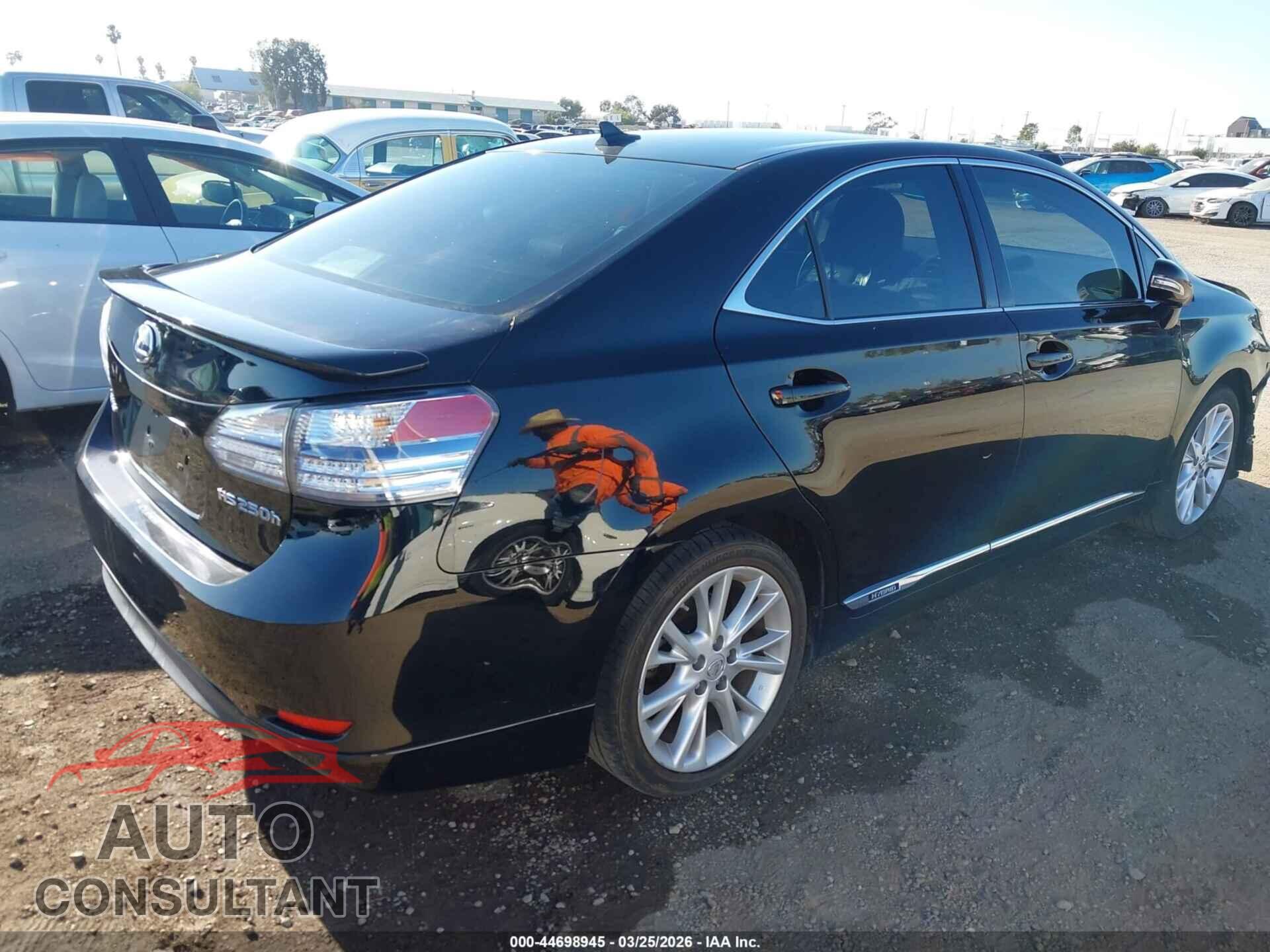 LEXUS HS 250H 2010 - JTHBB1BA7A2015503