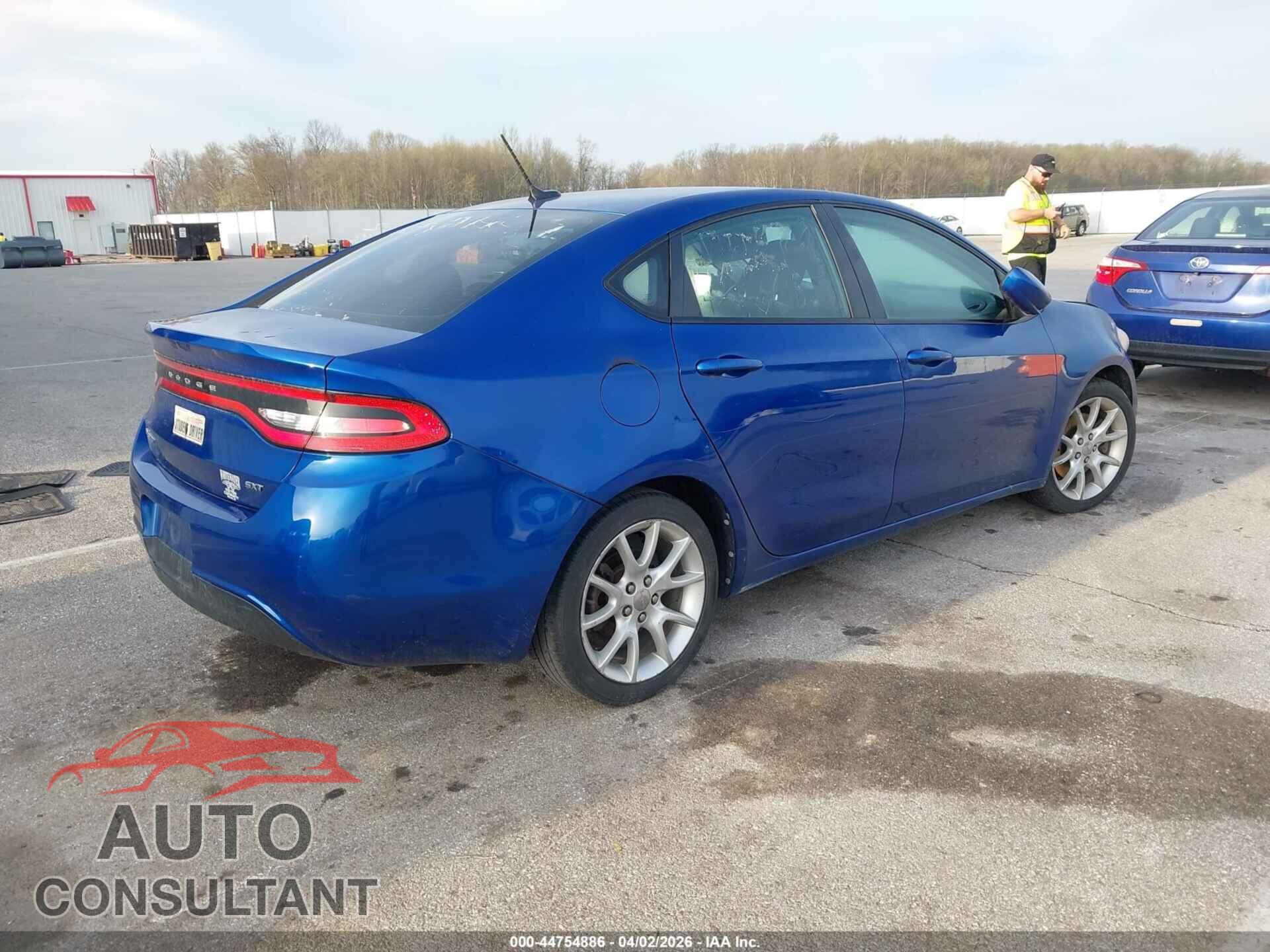 DODGE DART 2013 - 1C3CDFBA7DD240319