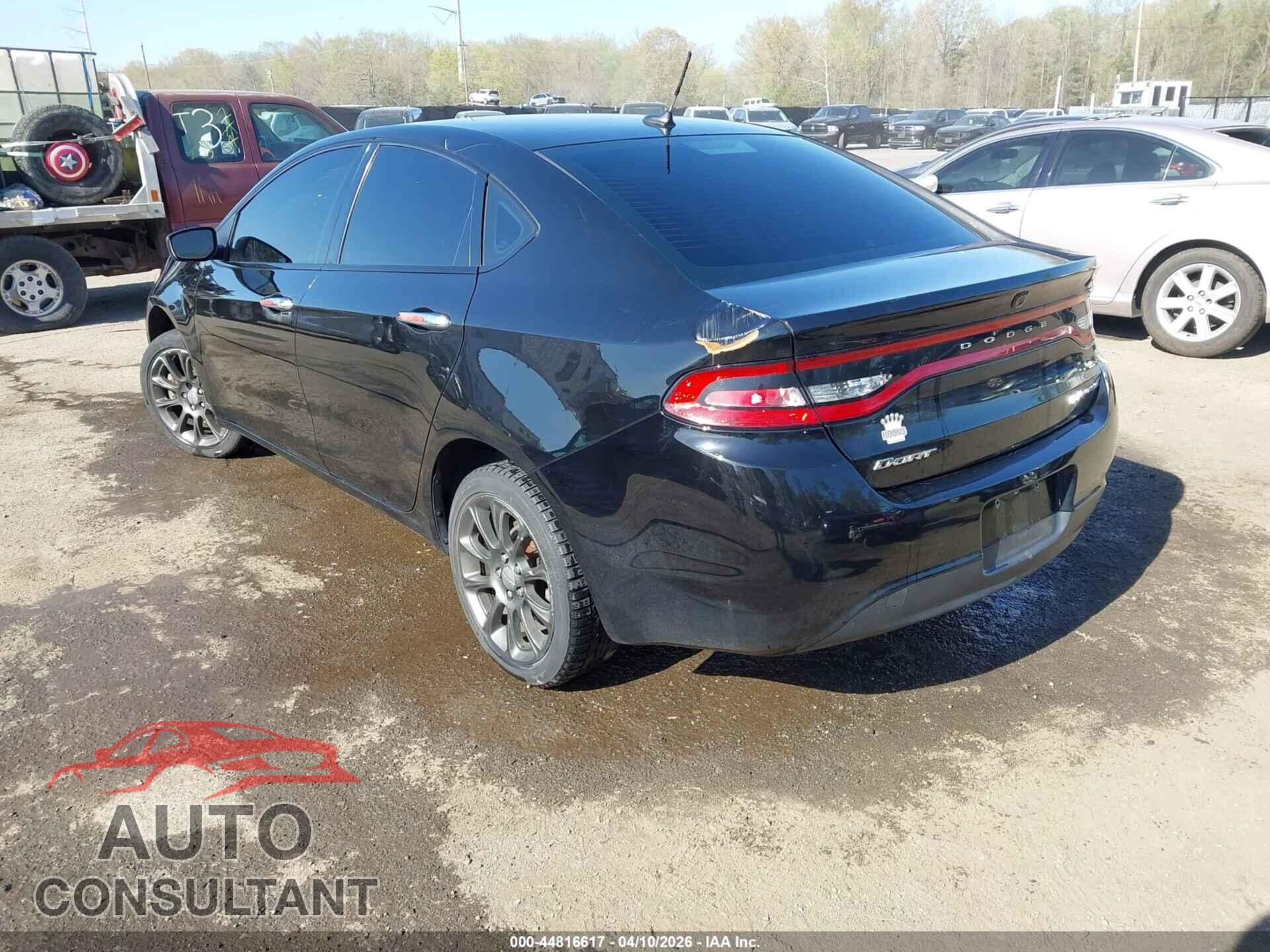 DODGE DART 2015 - 1C3CDFCB4FD160017