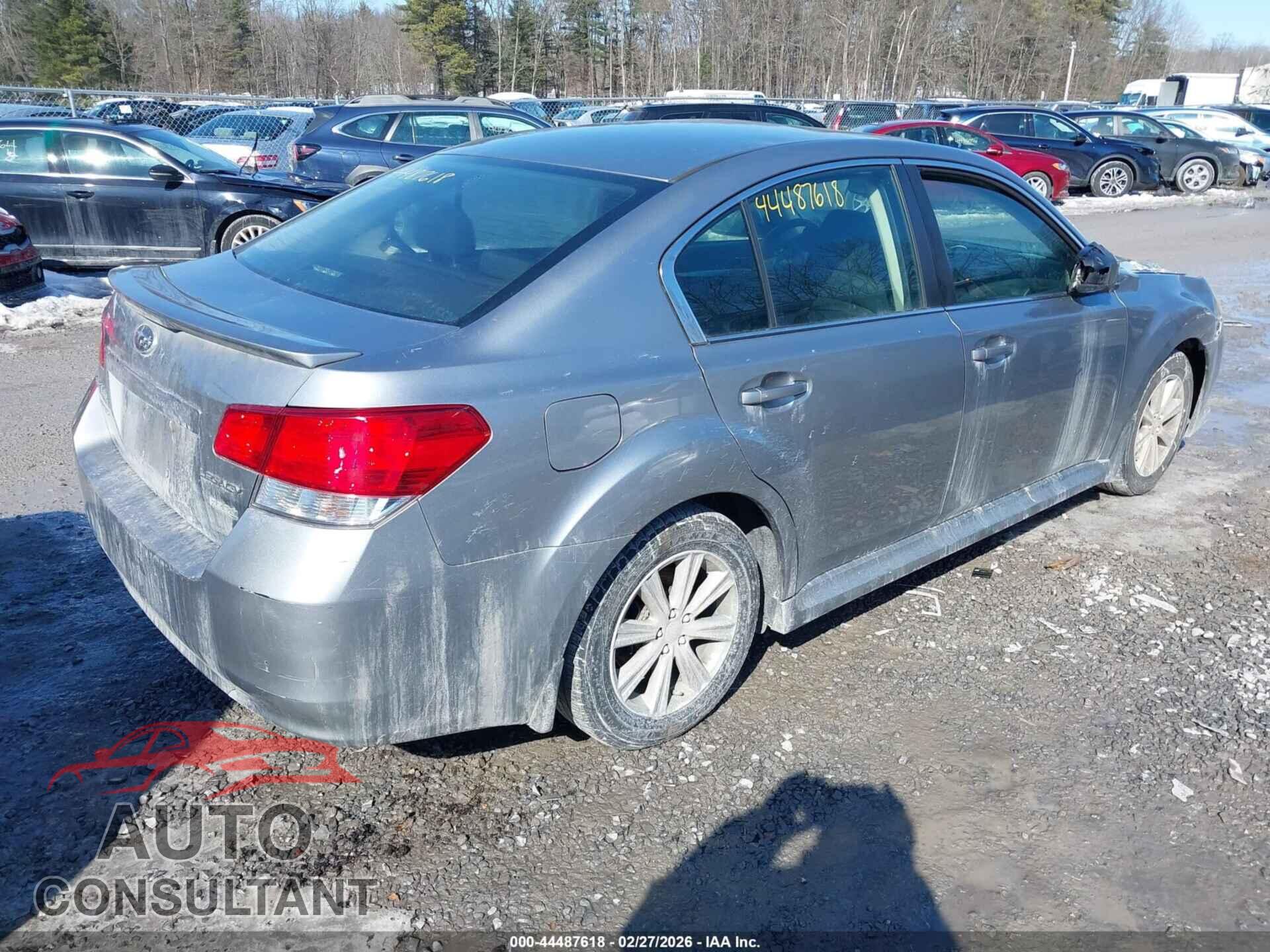 SUBARU LEGACY 2011 - 4S3BMBC61B3214182