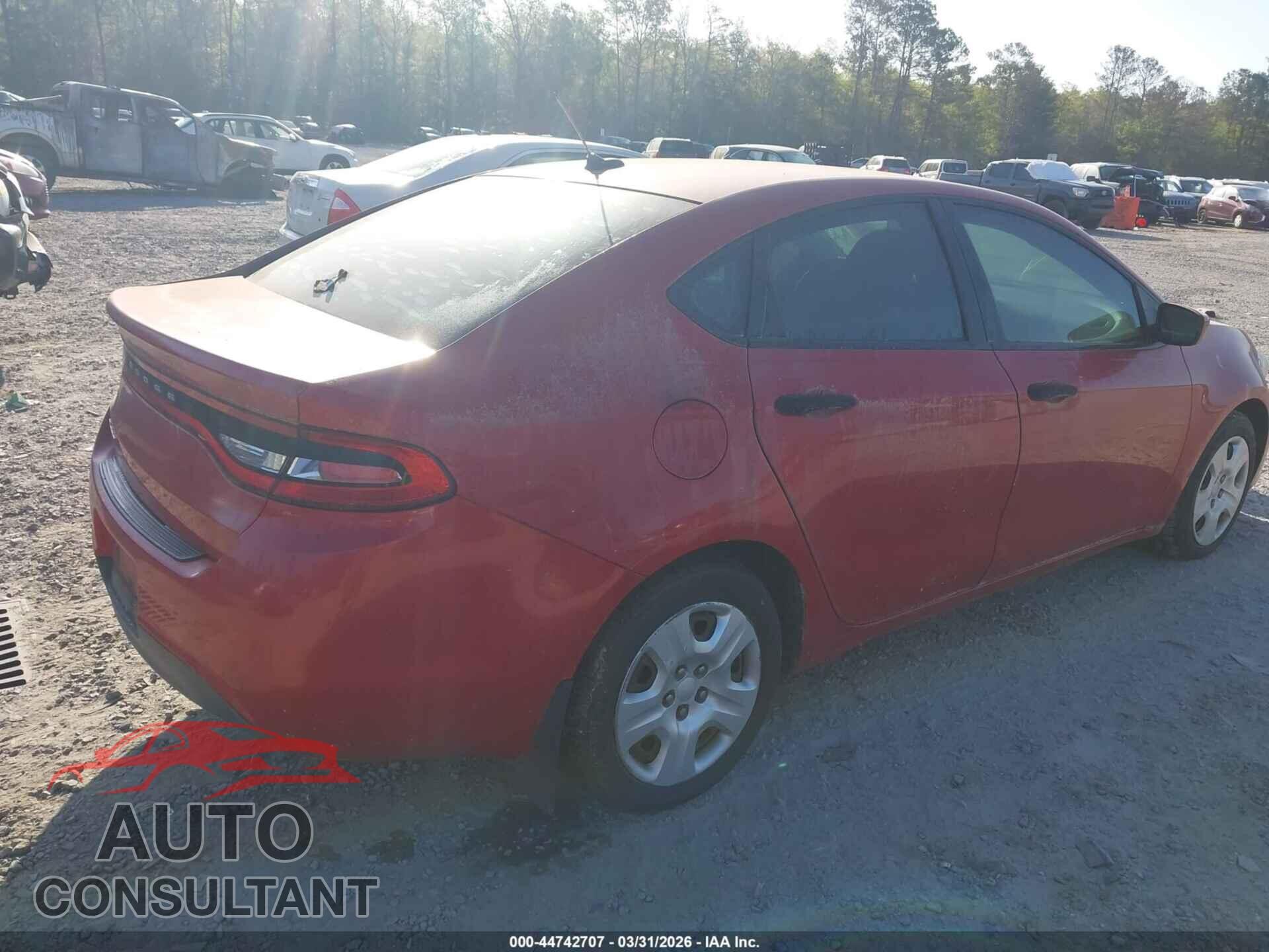 DODGE DART 2013 - 1C3CDFAA8DD292219