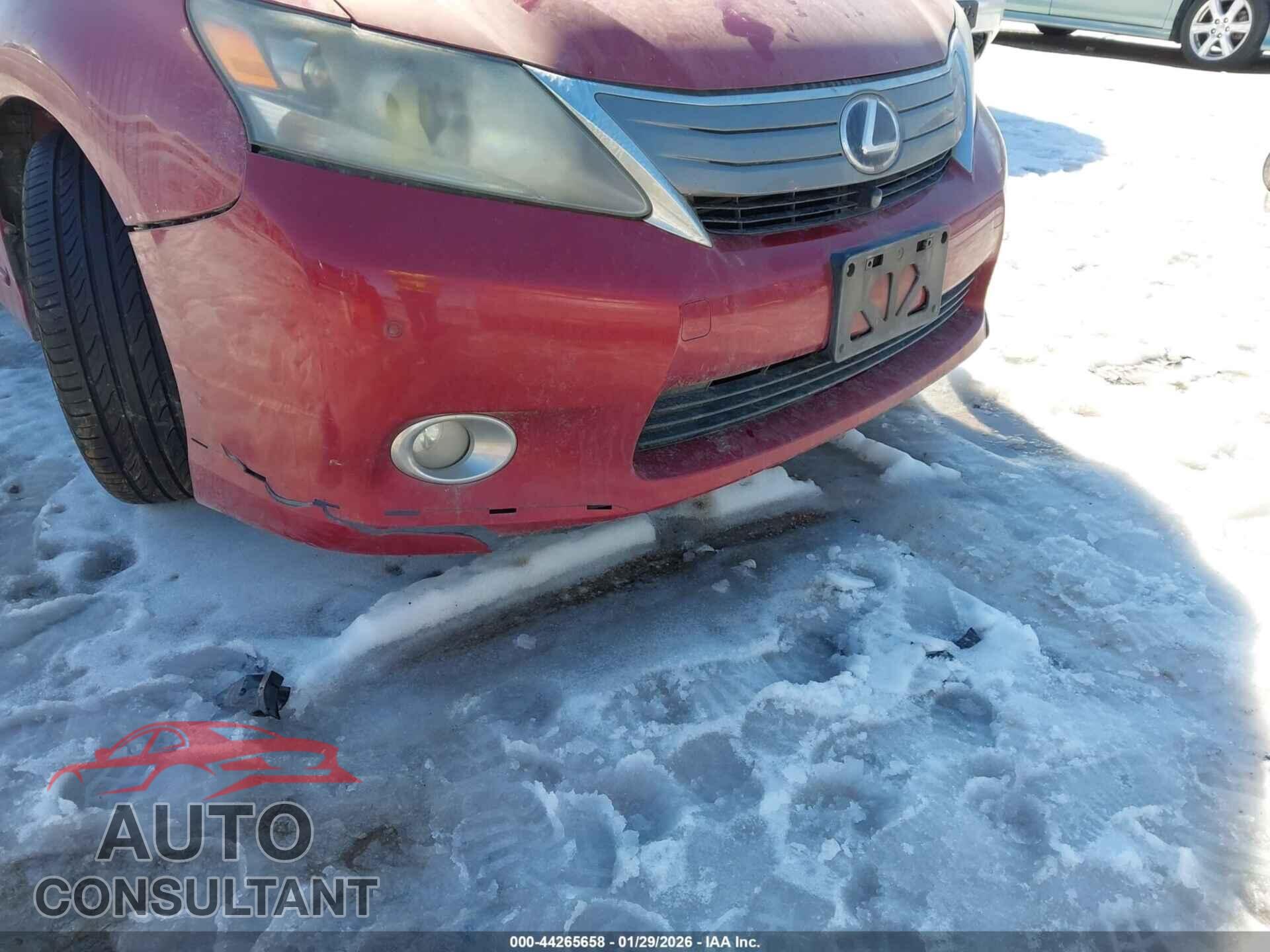 LEXUS HS 250H 2010 - JTHBB1BA3A2027082