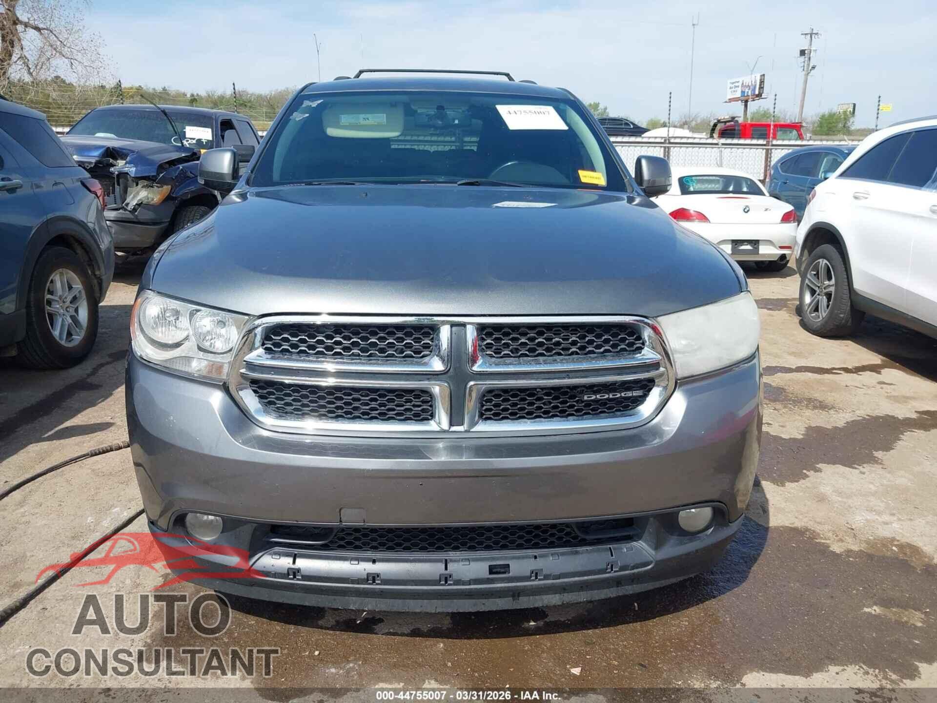 DODGE DURANGO 2012 - 1C4RDJDG3CC144587